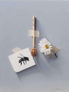 "Preserving Memories" - Contemporary Still Life Oil Painting on Aluminum Panel