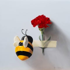 "The Dance" - Contemporary Still Life Oil Painting on Wood Panel
