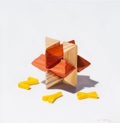 "X, Y and Z" by Rodríguez, Contemporary Still Life Oil Painting