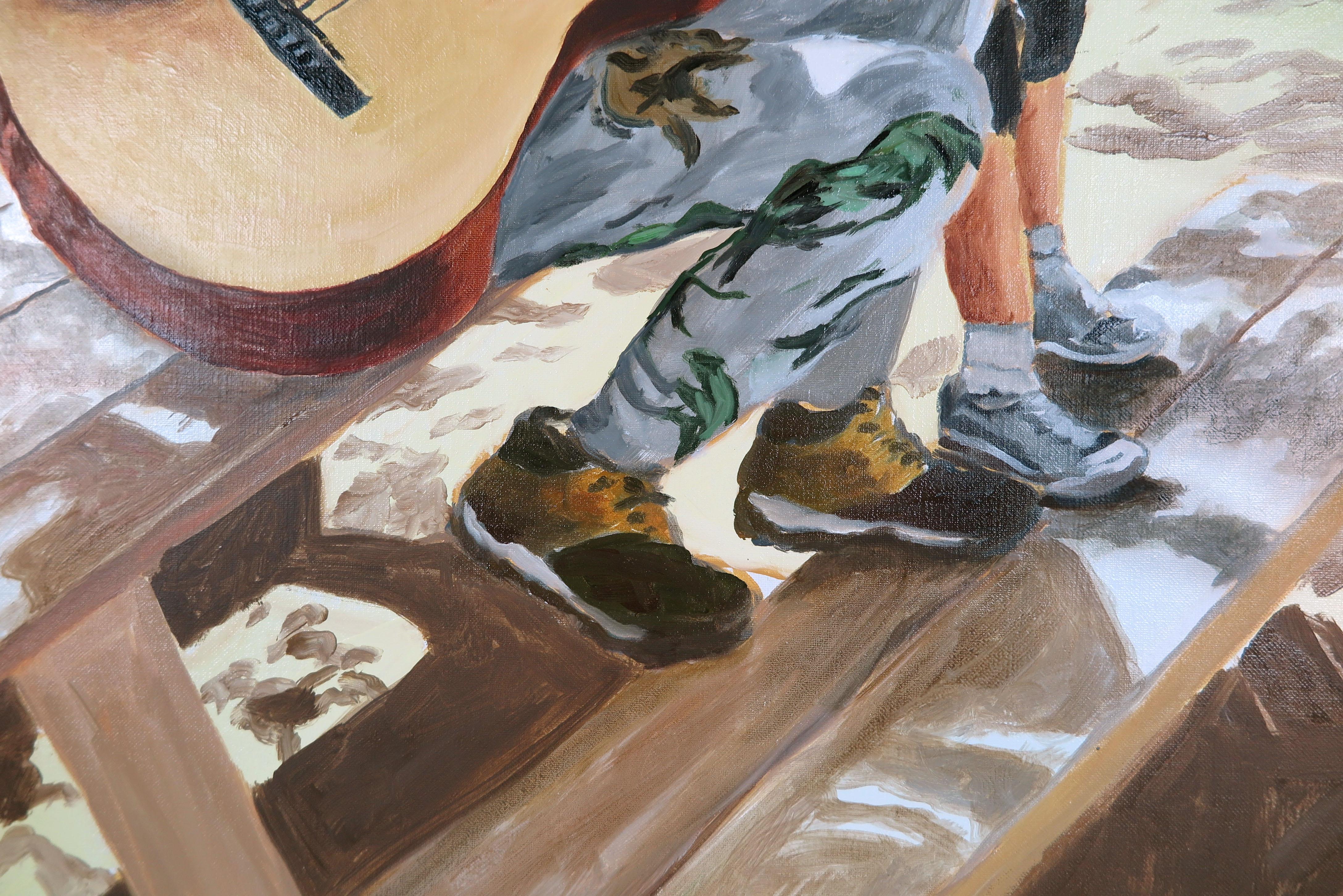 Arte contemporáneo francés de Karine Bartoli - 2 Cantantes en venta 1