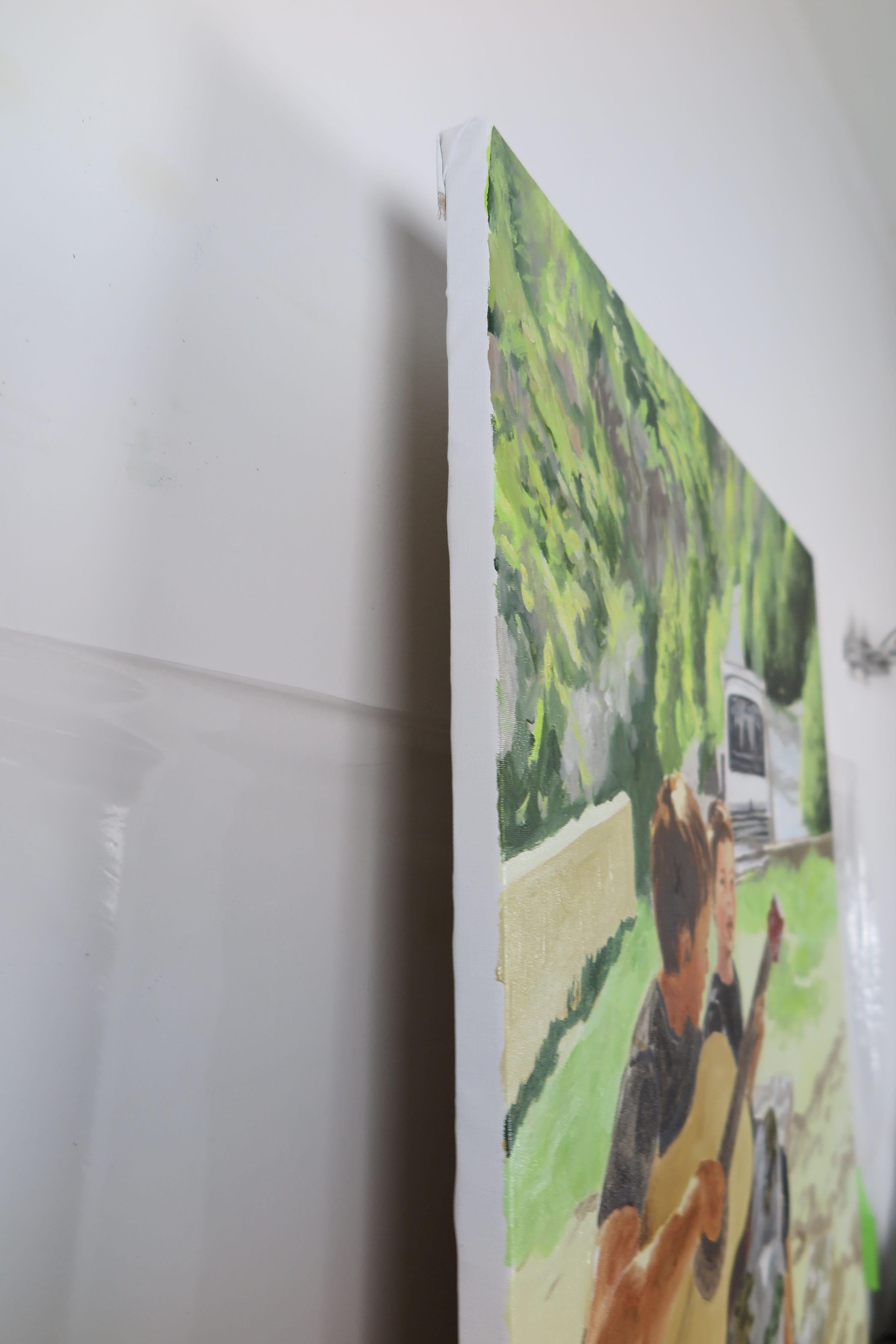 Arte contemporáneo francés de Karine Bartoli - 2 Cantantes en venta 5