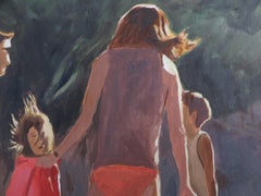 Französische zeitgenössische Kunst von Karine Bartoli – 7 Personnages Arone