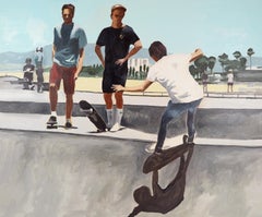 Art contemporain français de Karine Bartoli - 7 Personnages Skate Park 