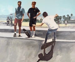Arte contemporanea francese di Karine Bartoli - 7 Personnages Skate Park