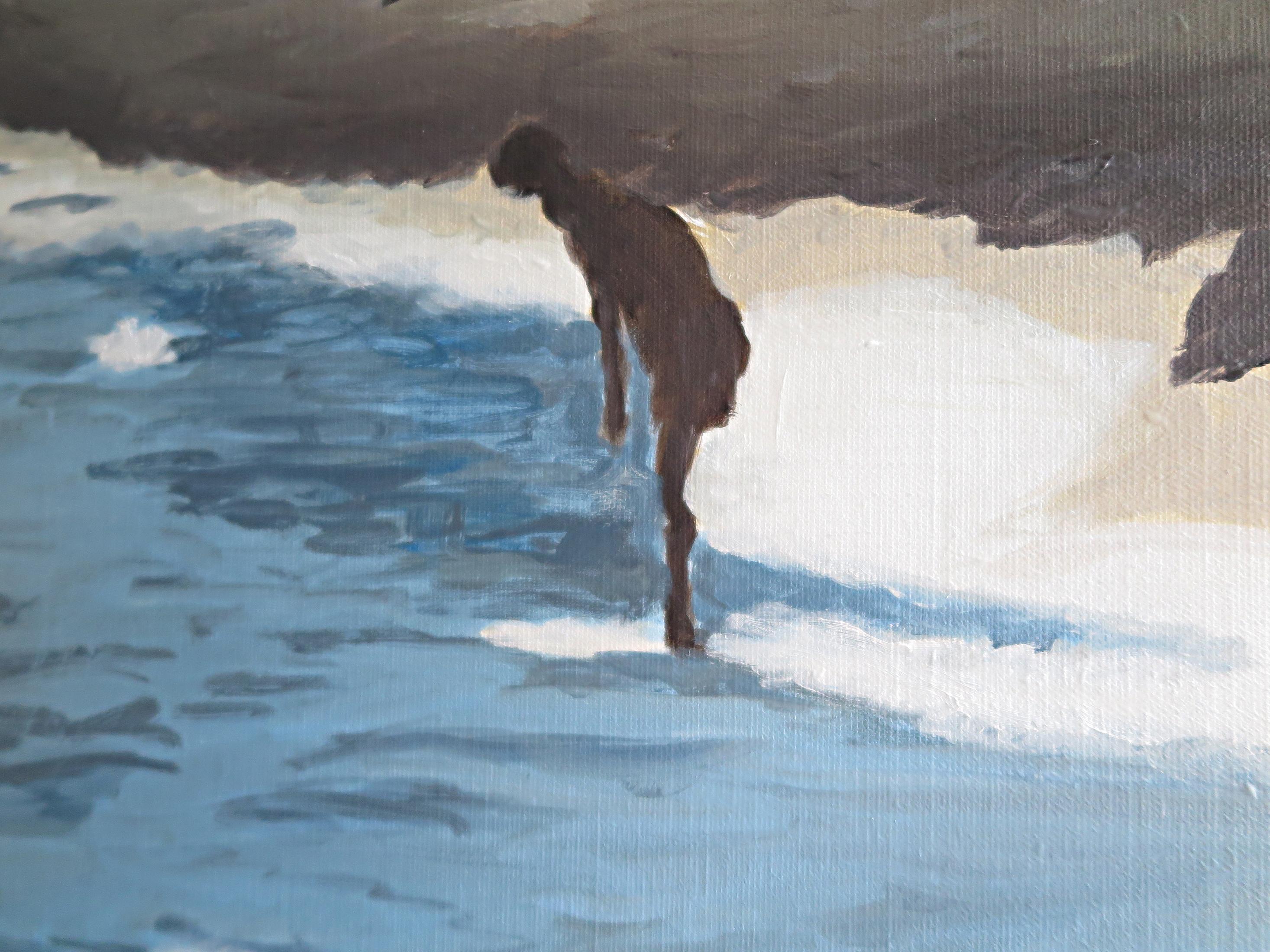 Arte contemporáneo francés de Karine Bartoli - Arone 18h00 en venta 3