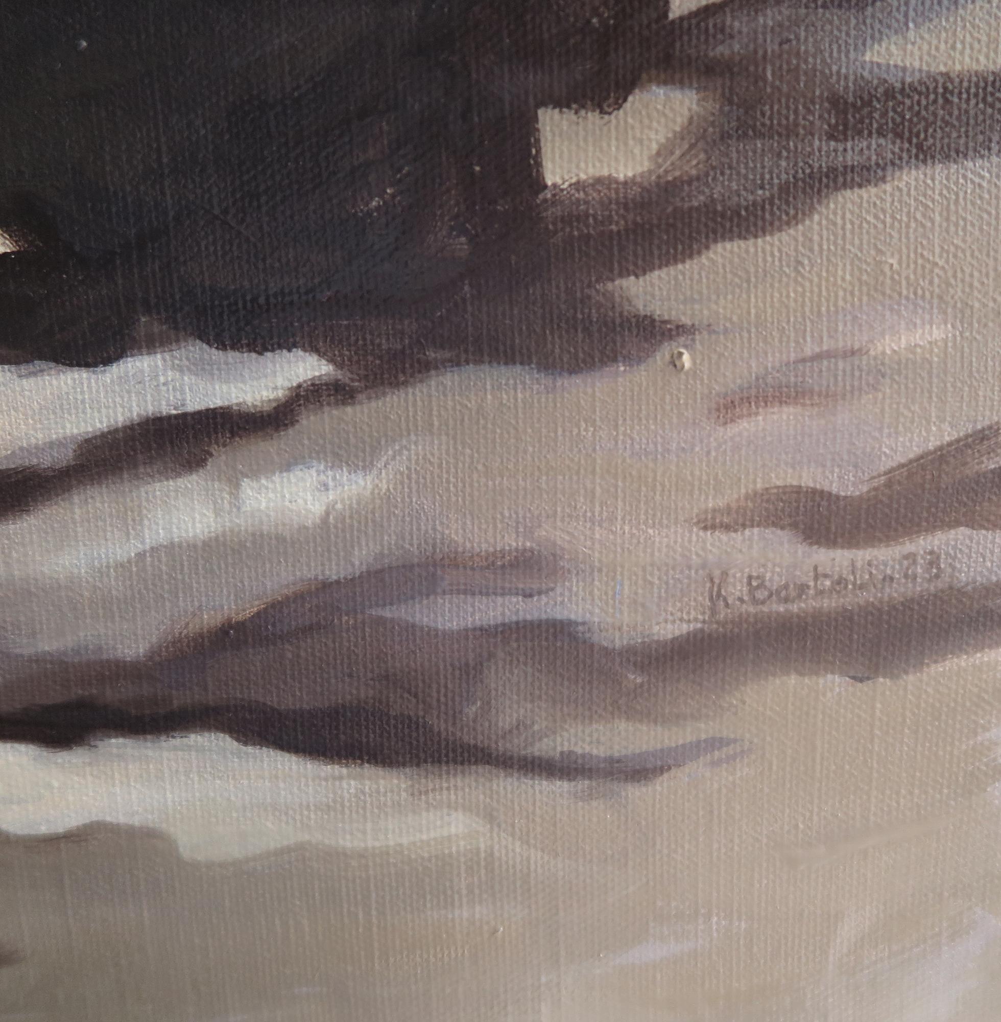 Arte contemporáneo francés de Karine Bartoli - Arone 18h00 en venta 4