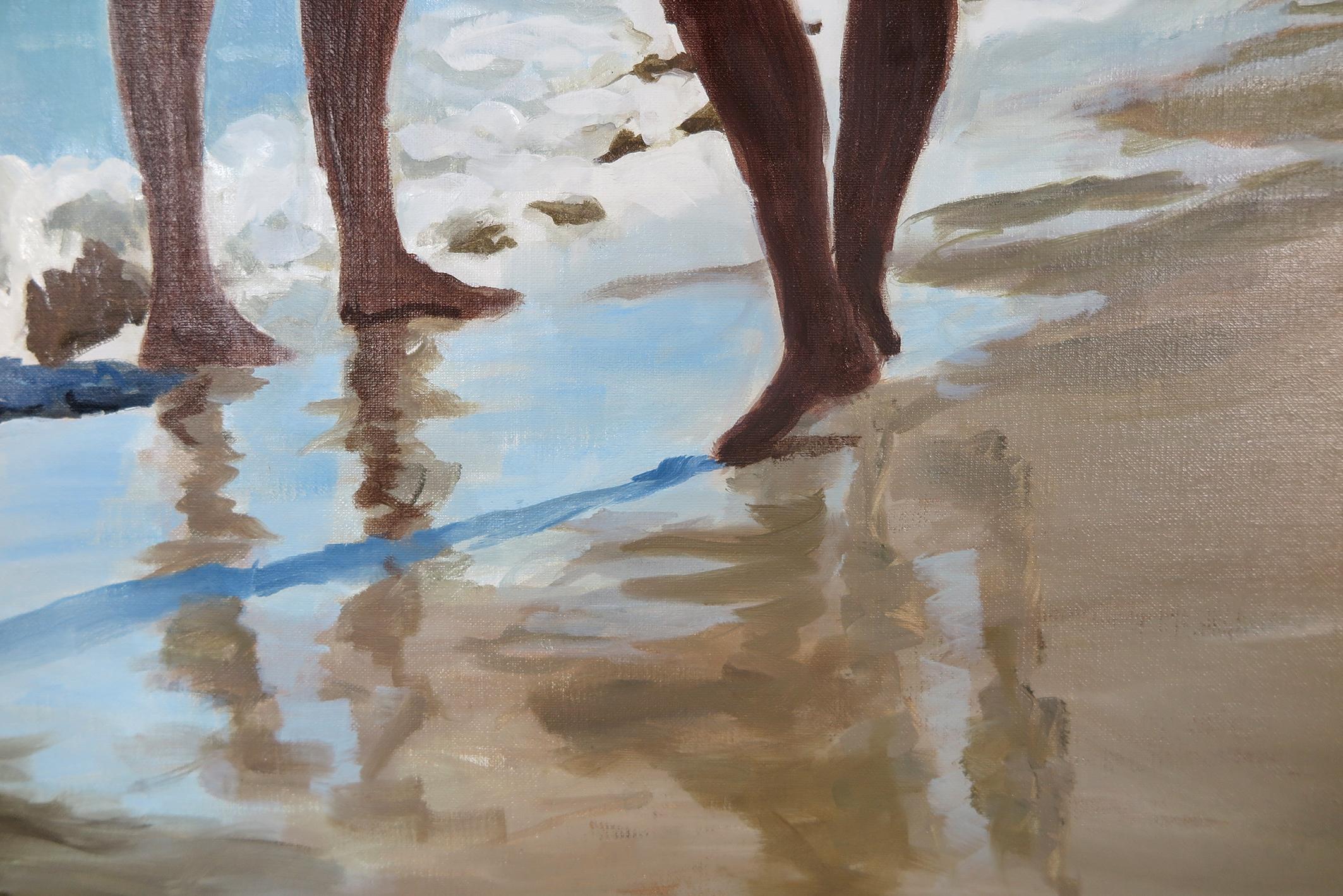 Arte contemporáneo francés de Karine Bartoli - Arone 6 Personnages en venta 4
