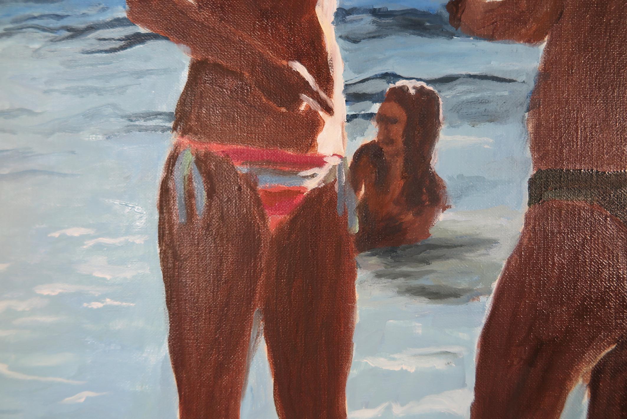 Arte contemporáneo francés de Karine Bartoli - Arone 6 Personnages en venta 7