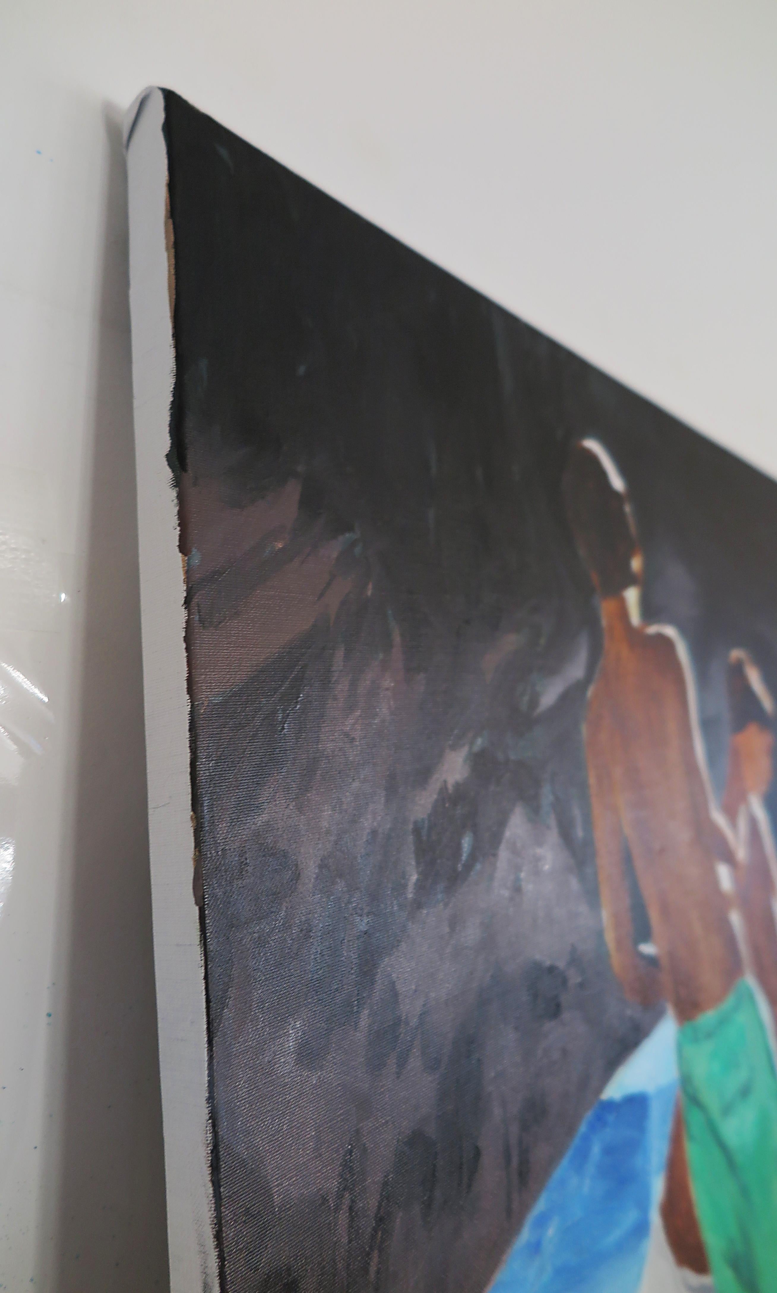 Zeitgenössische französische Kunst von Karine Bartoli - Arone 7 Personnages im Angebot 6