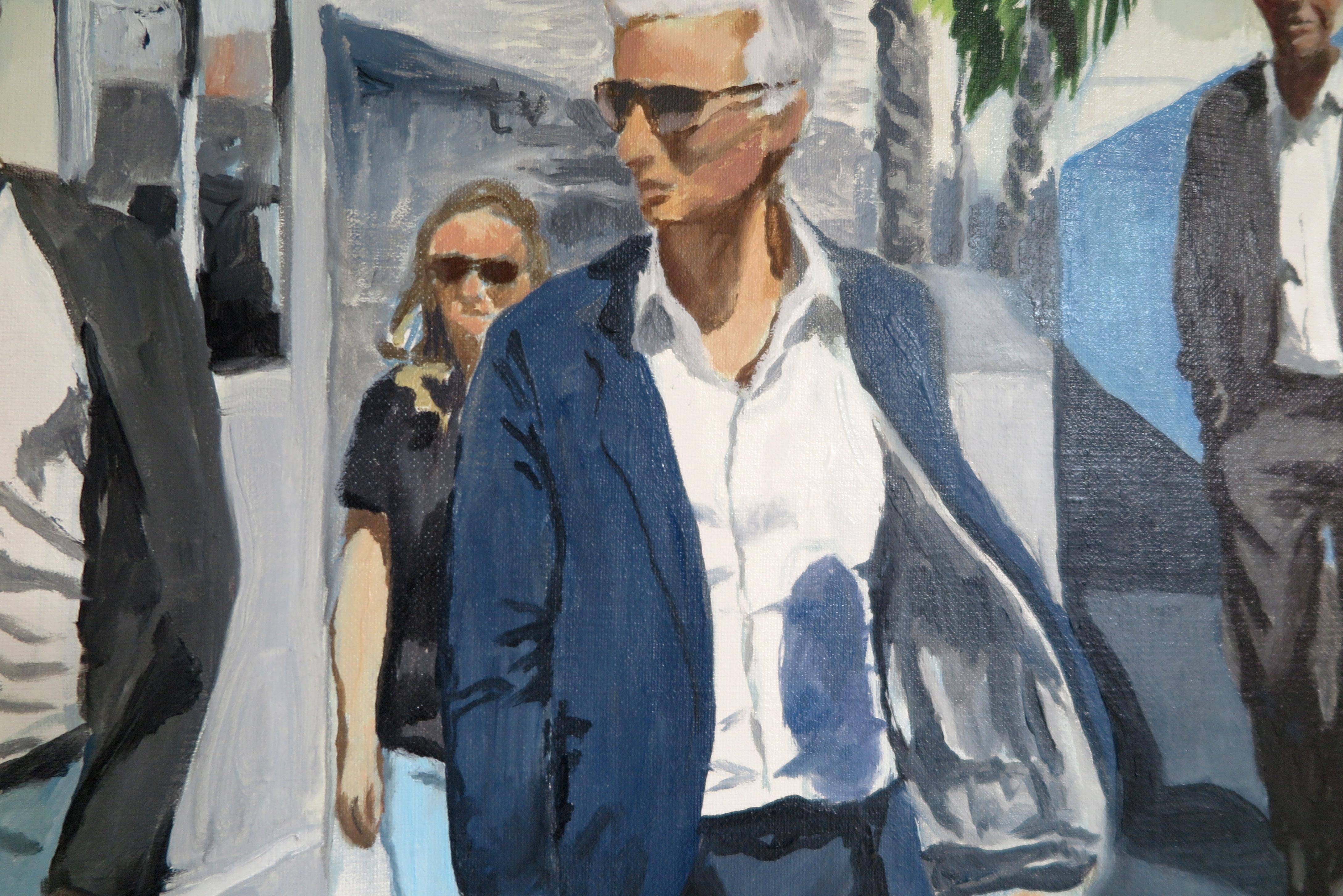 Arte contemporáneo francés de Karine Bartoli - Entre bastidores en venta 4