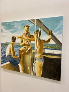 Arte contemporáneo francés de Karine Bartoli - Bateau Alain