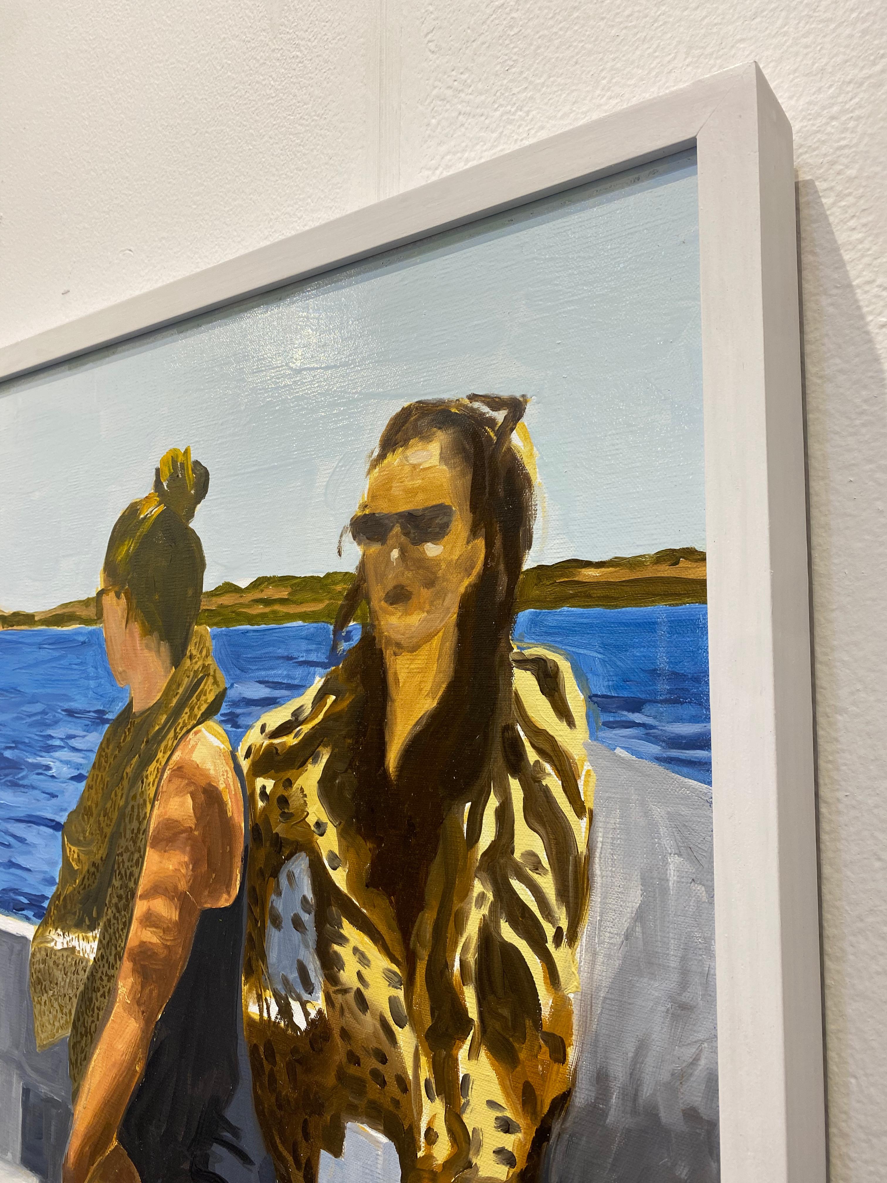 Arte contemporáneo francés de Karine Bartoli - Bateau pour Formentera en venta 9
