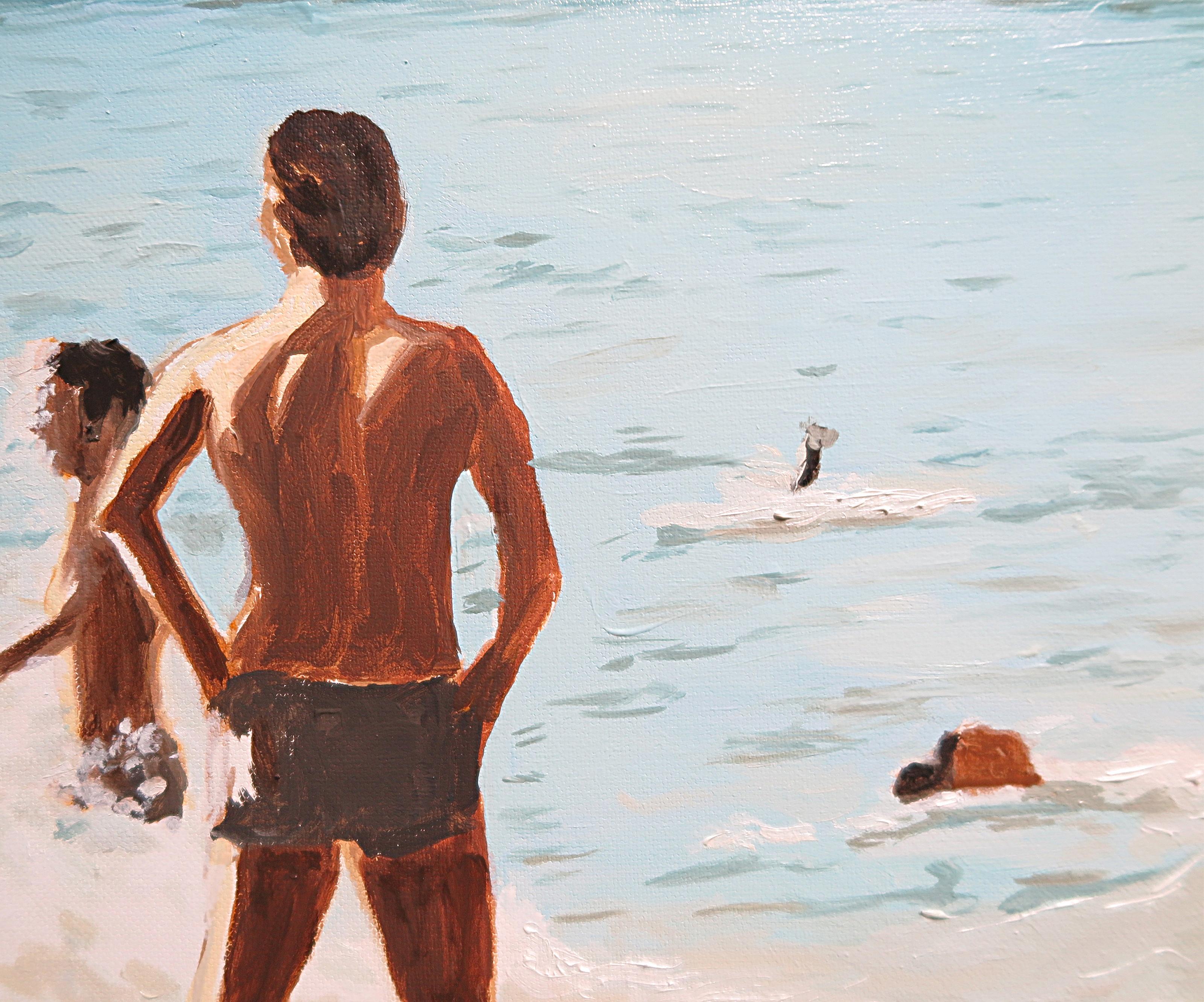 Arte contemporanea francese di Karine Bartoli - Bussaghia, Bouée Bleue in vendita 2