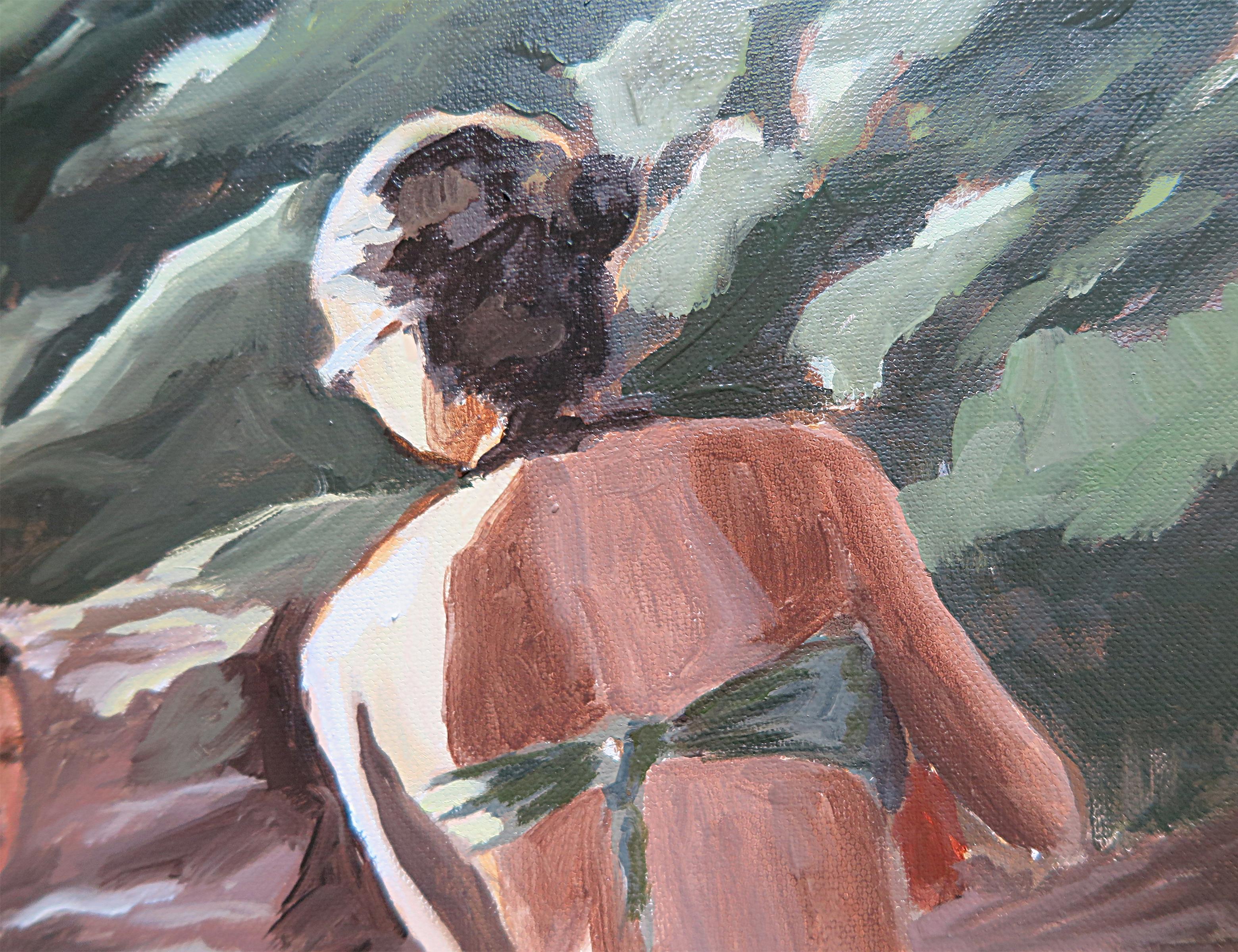 Arte contemporanea francese di Karine Bartoli - Bussaghia, Bouée Bleue in vendita 4