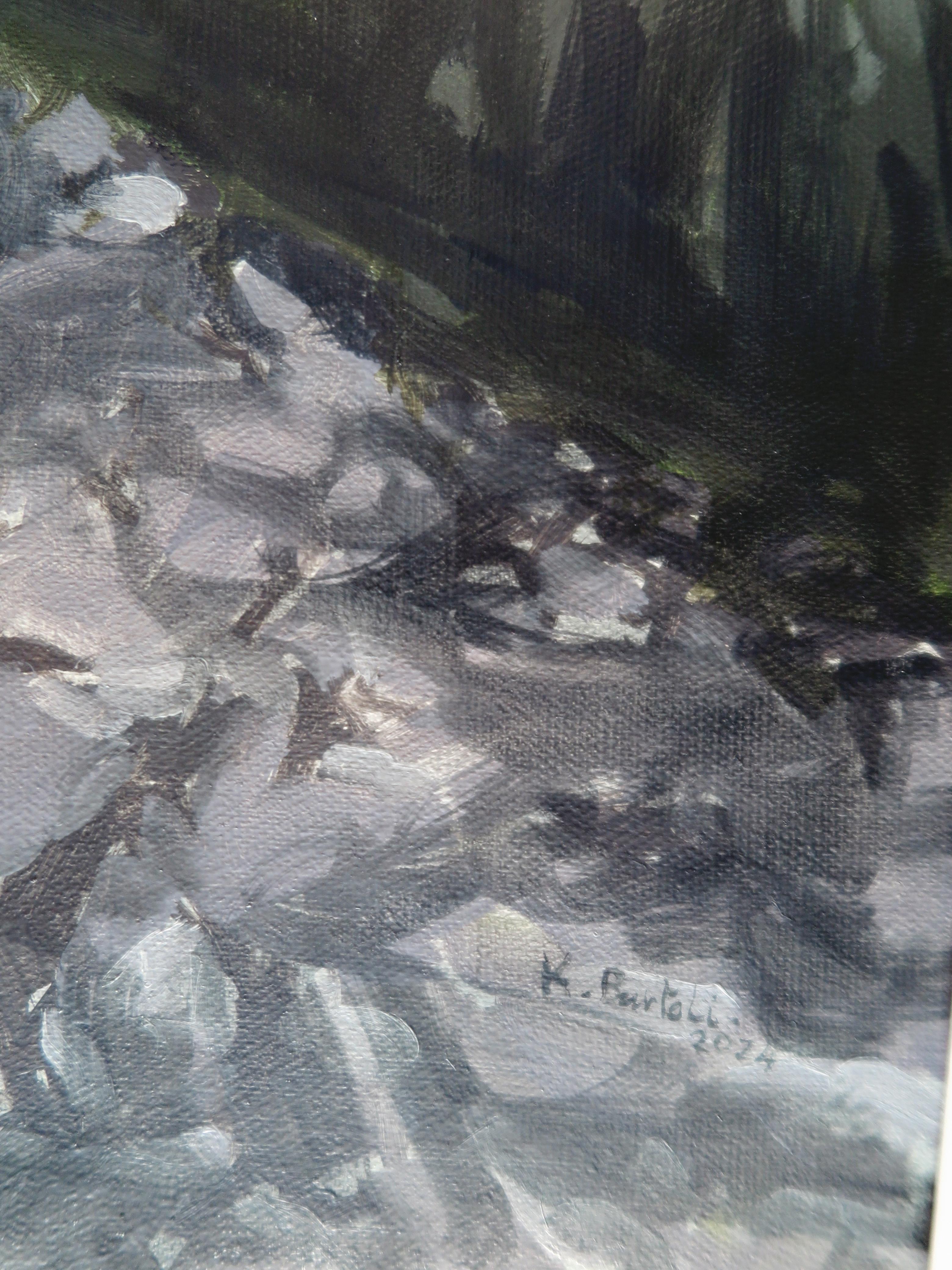 Arte contemporáneo francés de Karine Bartoli - Calanques en venta 6
