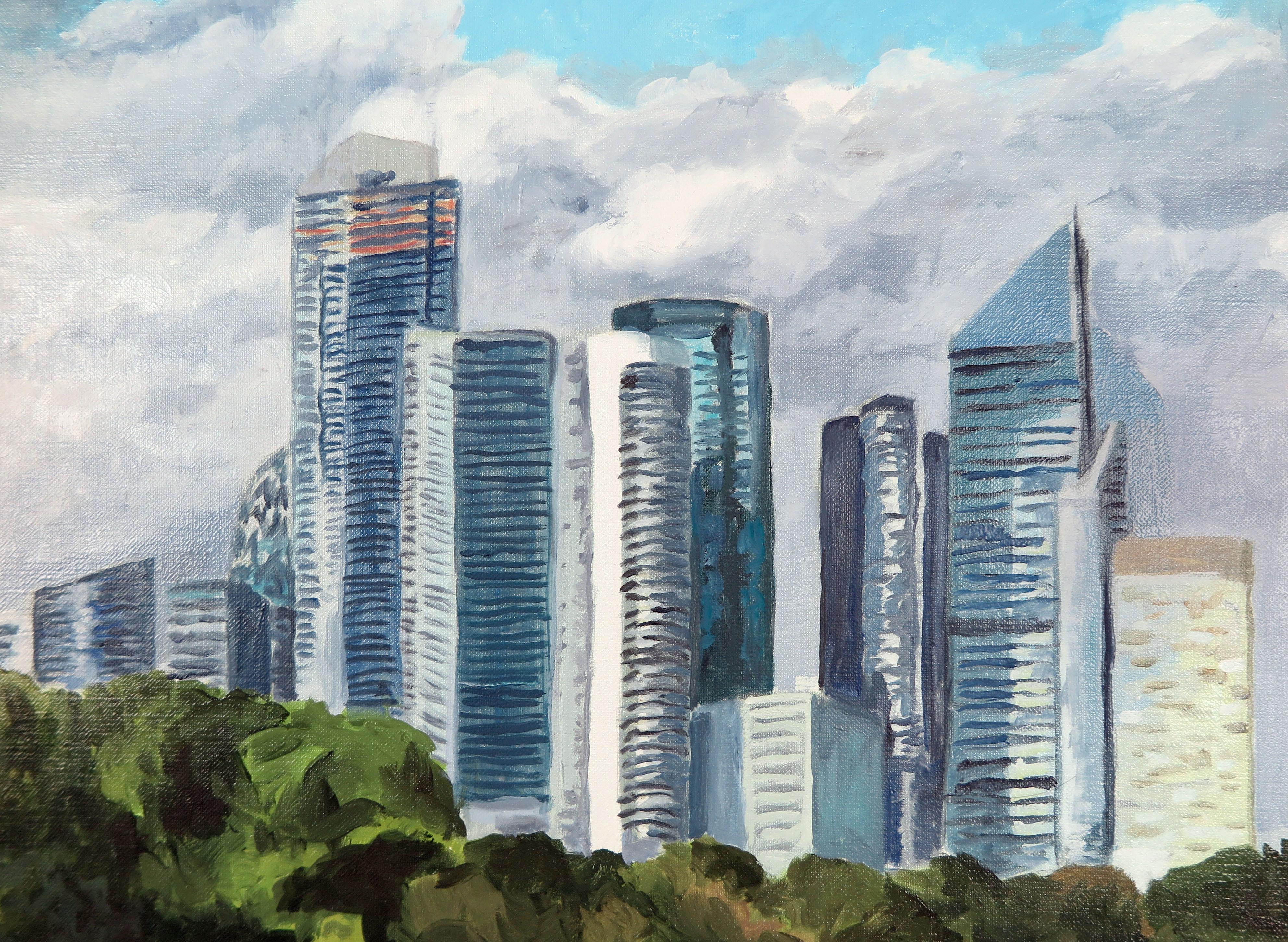 Arte contemporanea francese di Karine Bartoli - Difesa in vendita 4