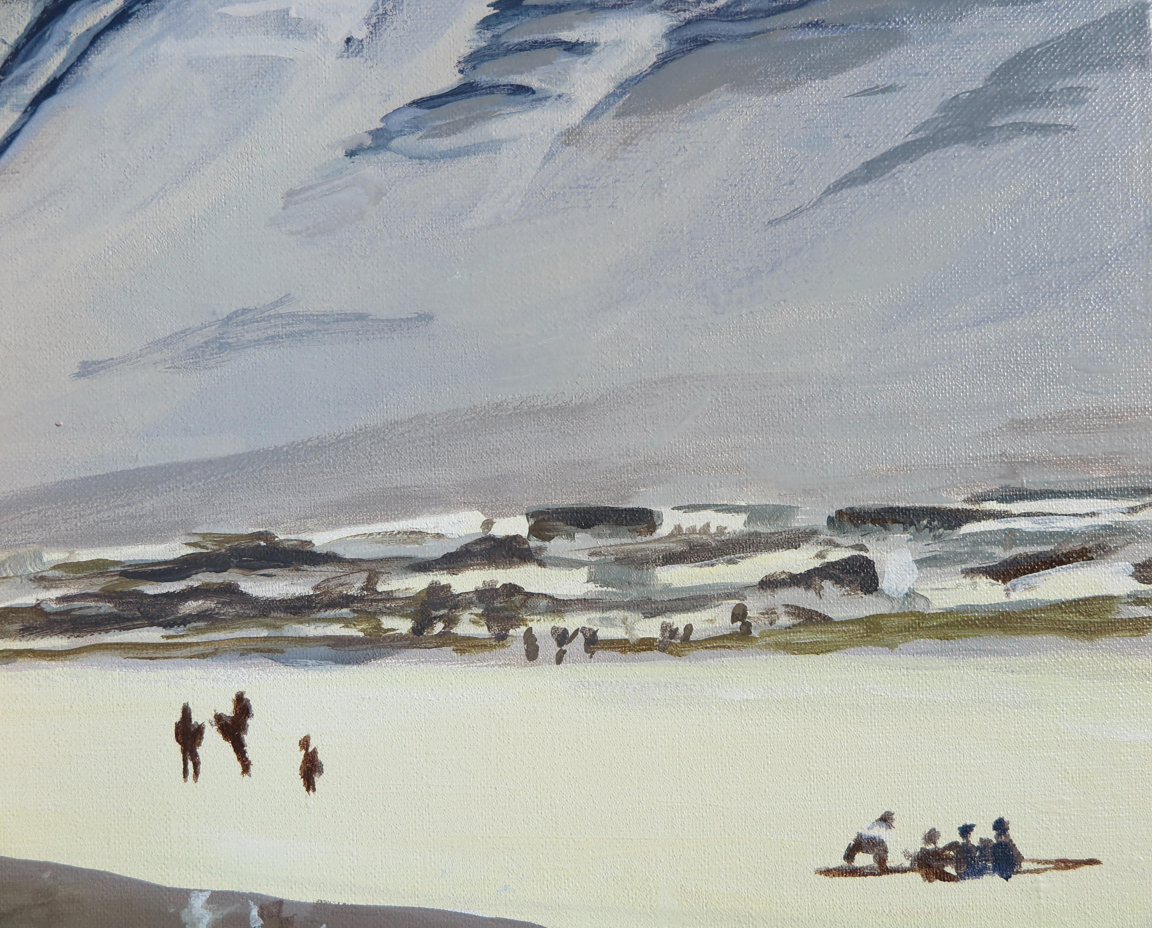 Arte contemporáneo francés de Karine Bartoli - Famara Lanzarote en venta 2