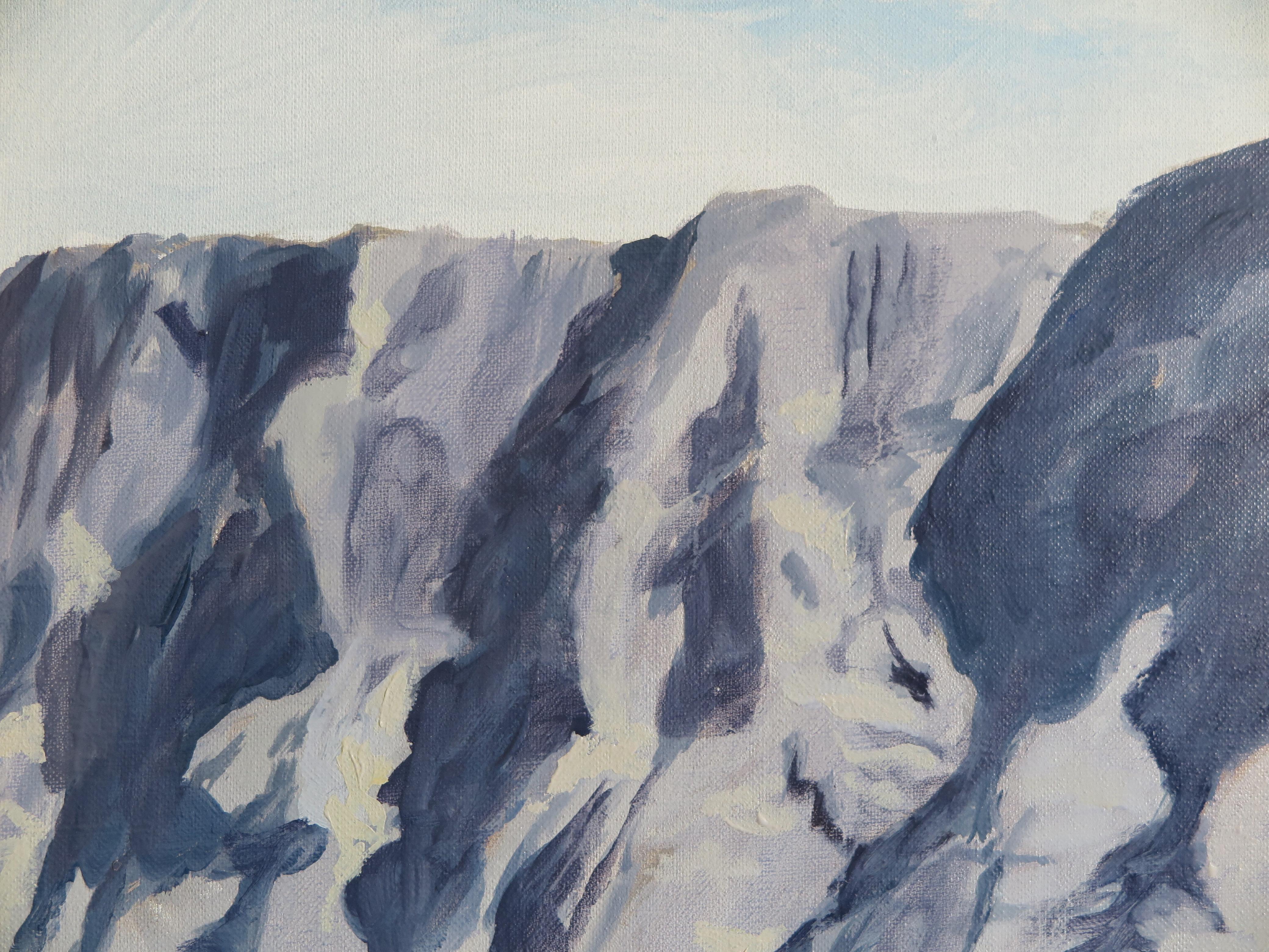 Arte contemporáneo francés de Karine Bartoli - Famara Lanzarote en venta 3