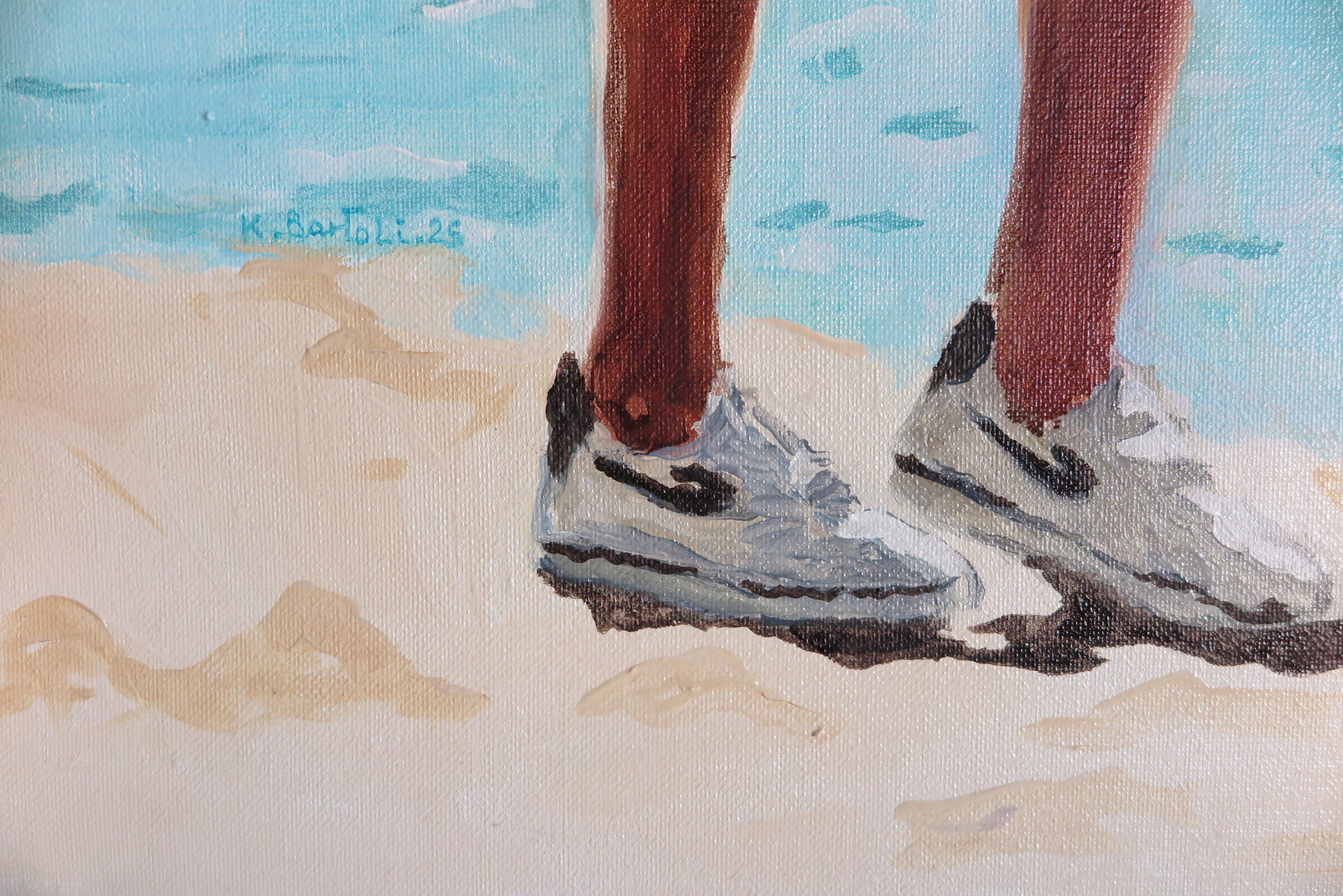 Art contemporain français de Karine Bartoli - Formentera Beach 10 en vente 2