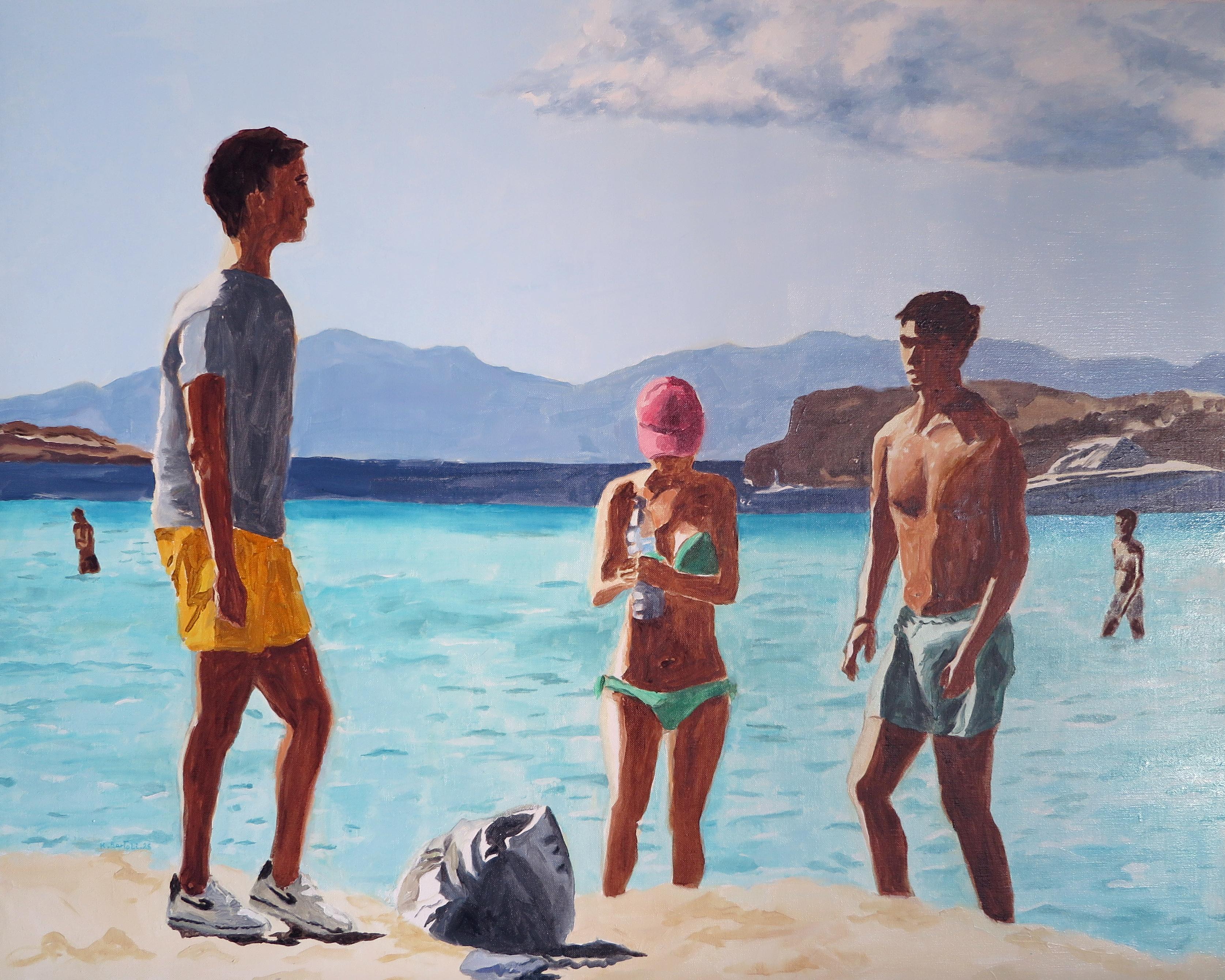 Huile sur toile

Karine Bartoli est née en 1971 à Ajaccio. Elle a intégré l'École nationale supérieure des beaux-arts de Marseille, dont elle est sortie diplômée en 1997. Depuis lors, elle se consacre à la pratique de la peinture. Son travail est