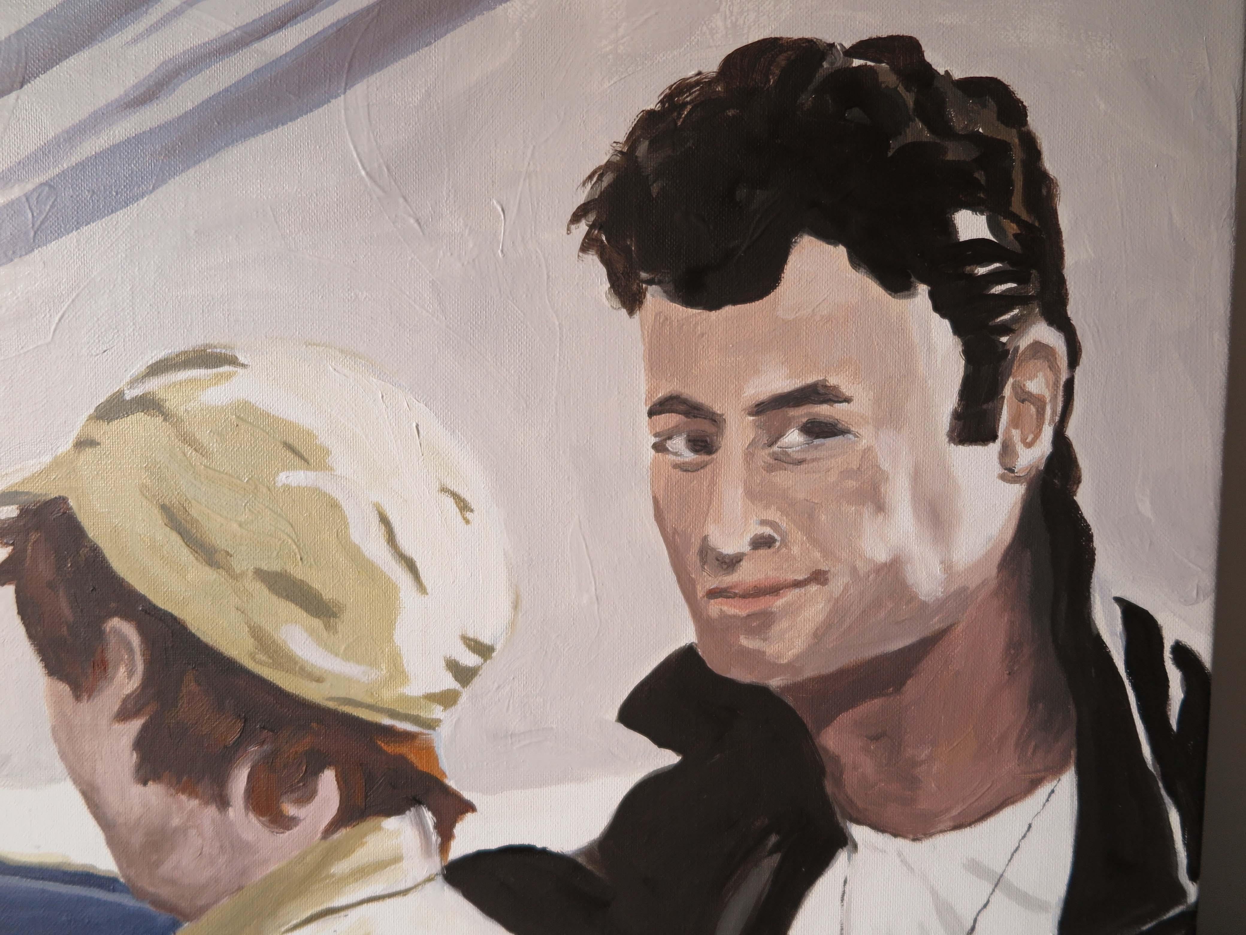 Arte contemporáneo francés de Karine Bartoli - Grease en venta 2