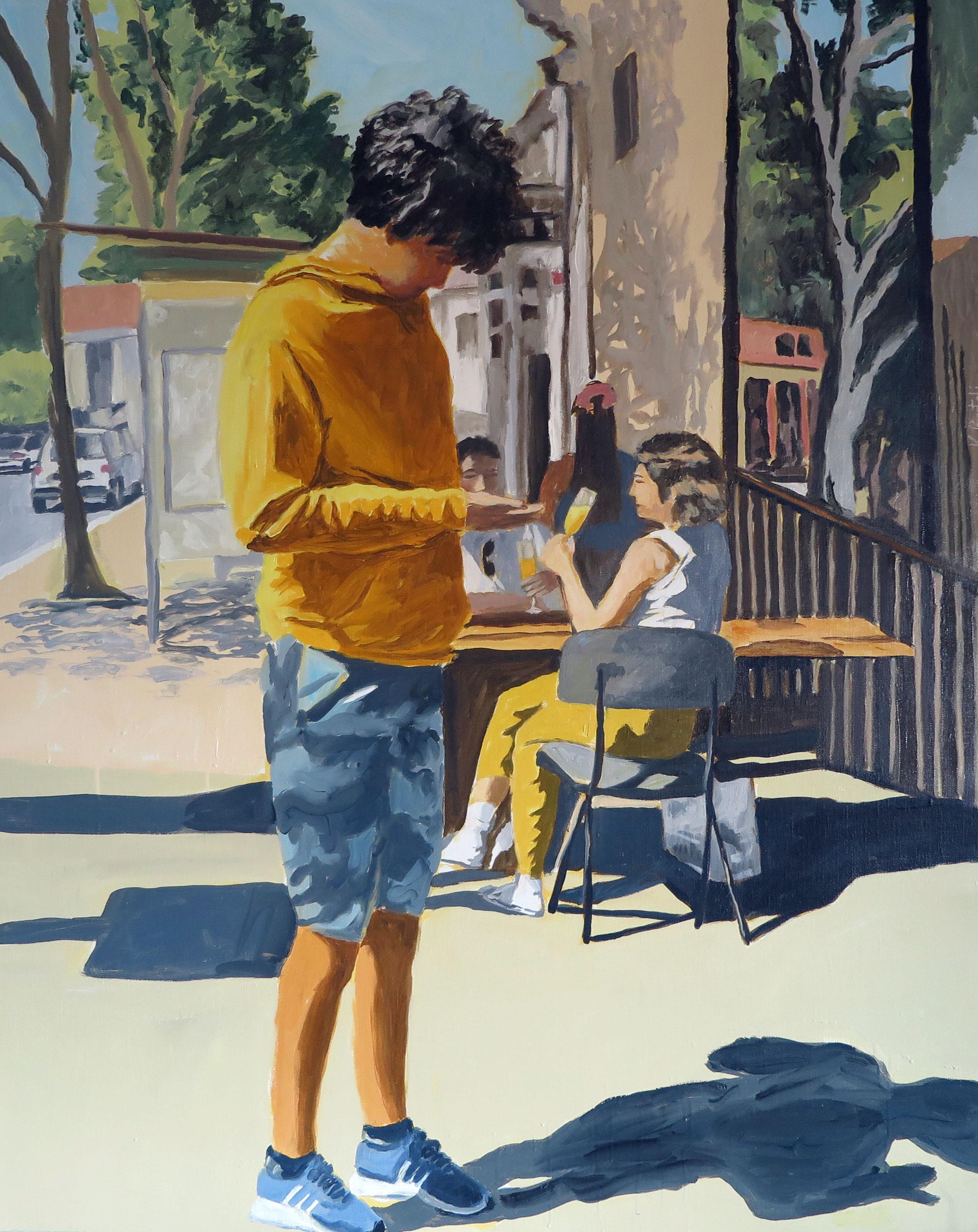 Öl auf Leinen

Karine Bartoli wurde 1971 in Ajaccio geboren. Sie schrieb sich an der Ecole Nationale Superieure des Beaux Arts in Marseille ein, wo sie 1997 ihren Abschluss machte. Seitdem hat sie sich der Malerei gewidmet. Ihre Arbeit ist