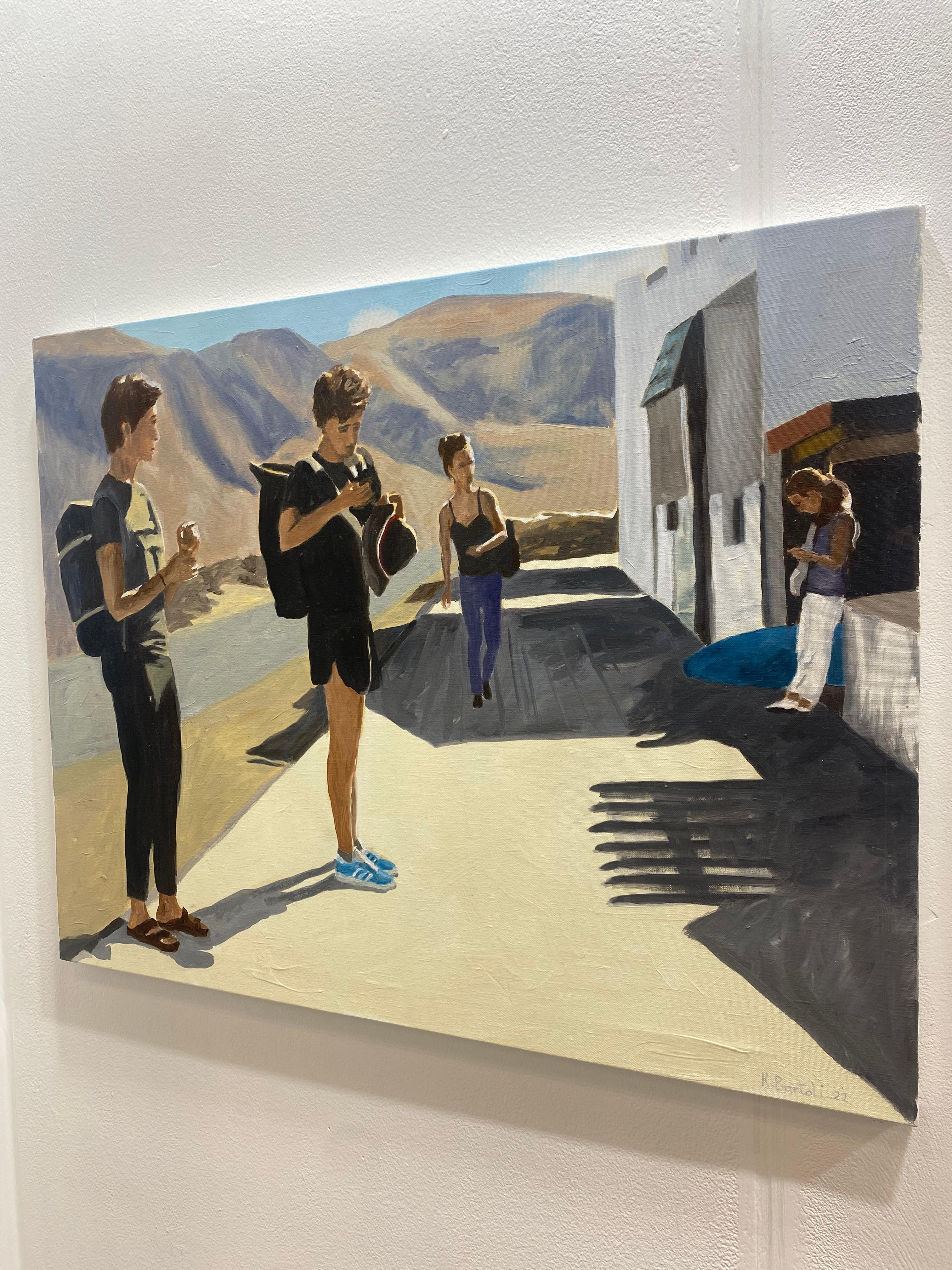 Arte contemporáneo francés de Karine Bartoli - Lanzarote Famara 02 en venta 2