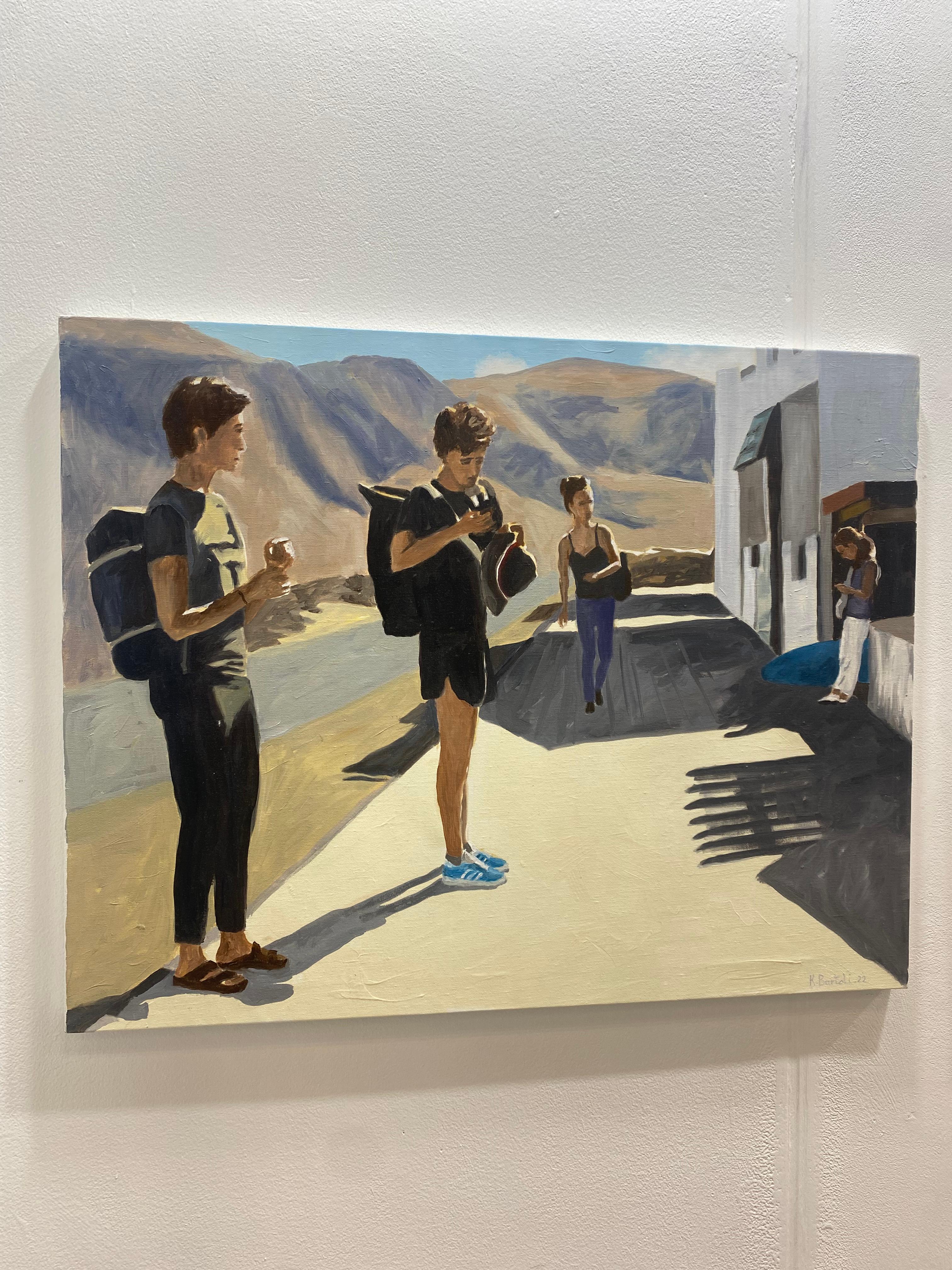 Arte contemporáneo francés de Karine Bartoli - Lanzarote Famara 02 en venta 1