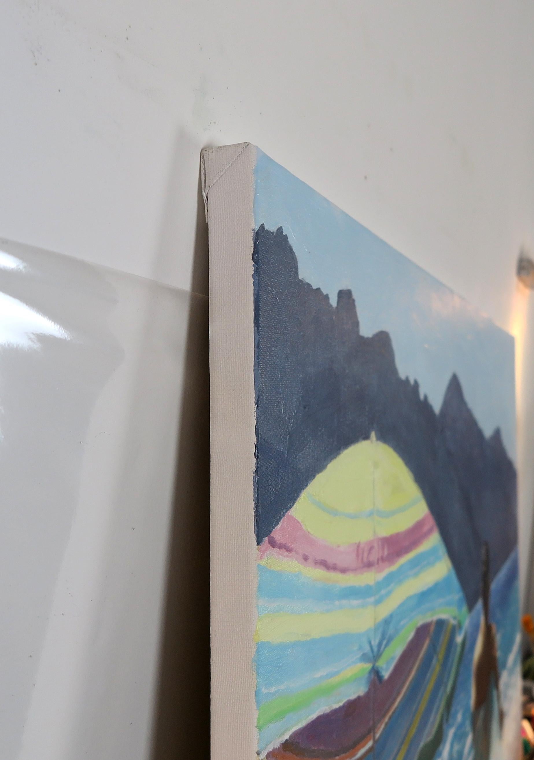 Arte contemporáneo francés de Karine Bartoli - Espalda de hombre en venta 3