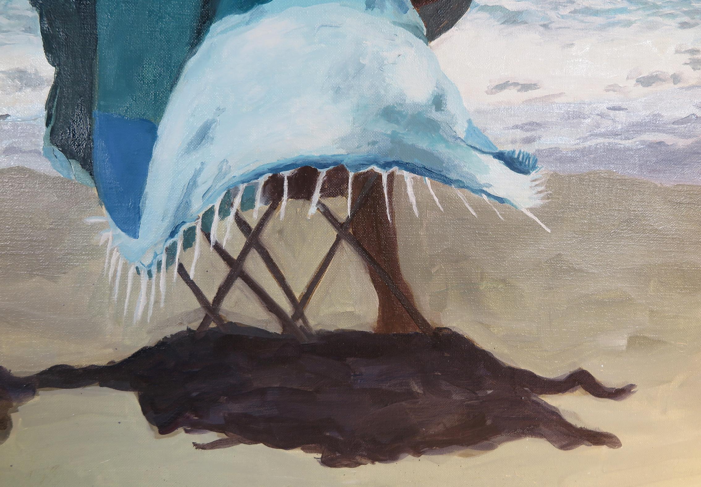 Arte contemporáneo francés de Karine Bartoli - Espalda de hombre en venta 5
