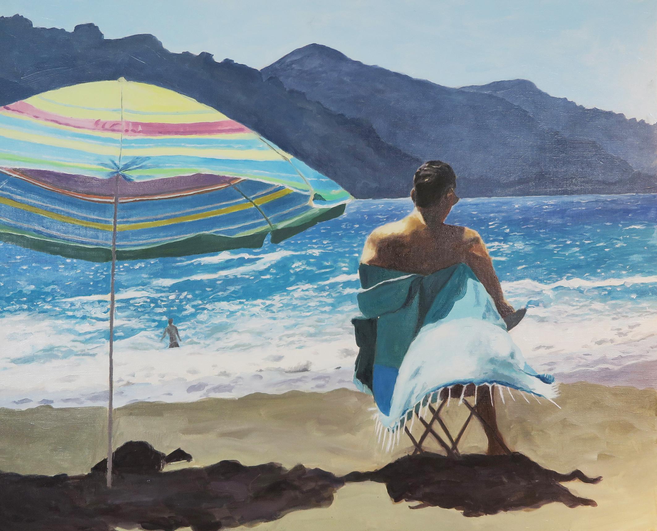Óleo sobre lienzo

Karine Bartoli nació en 1971 en Ajaccio. Se matriculó en la Escuela Nacional Superior de Bellas Artes de Marsella, donde se licenció en 1997. Desde entonces se dedica a la práctica de la pintura. Su obra es figurativa, un campo