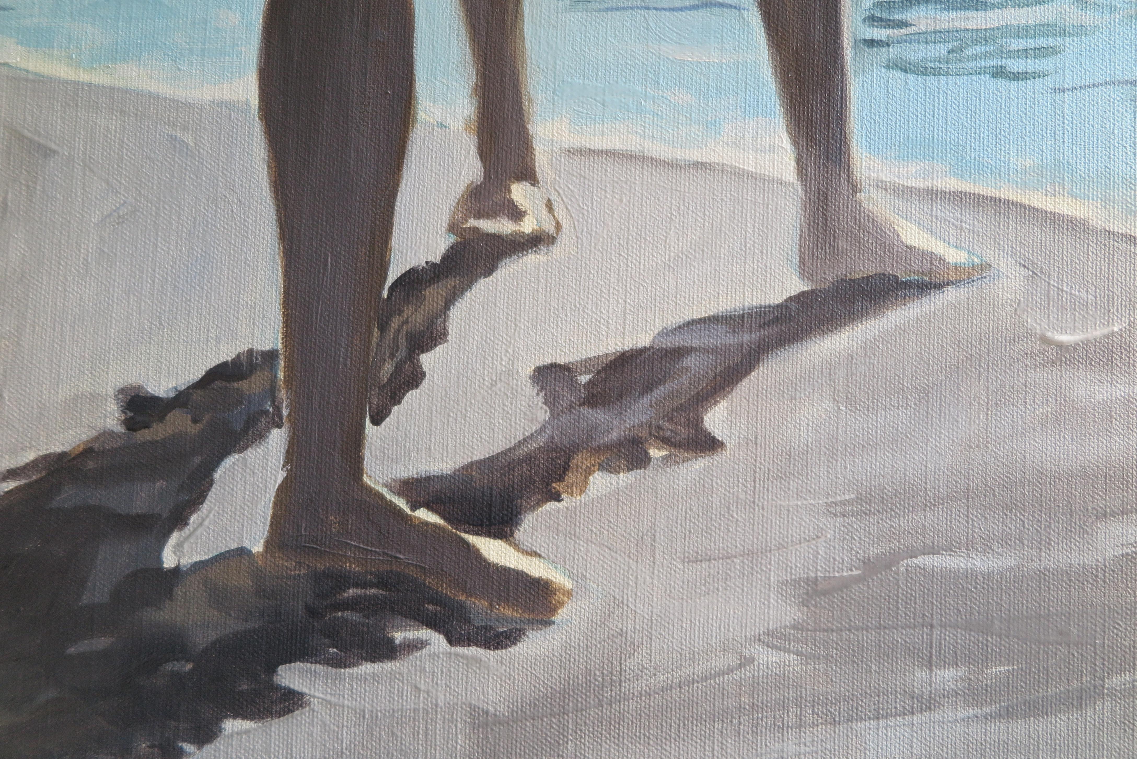 Art contemporain français de Karine Bartoli - Porto Bleu en vente 2