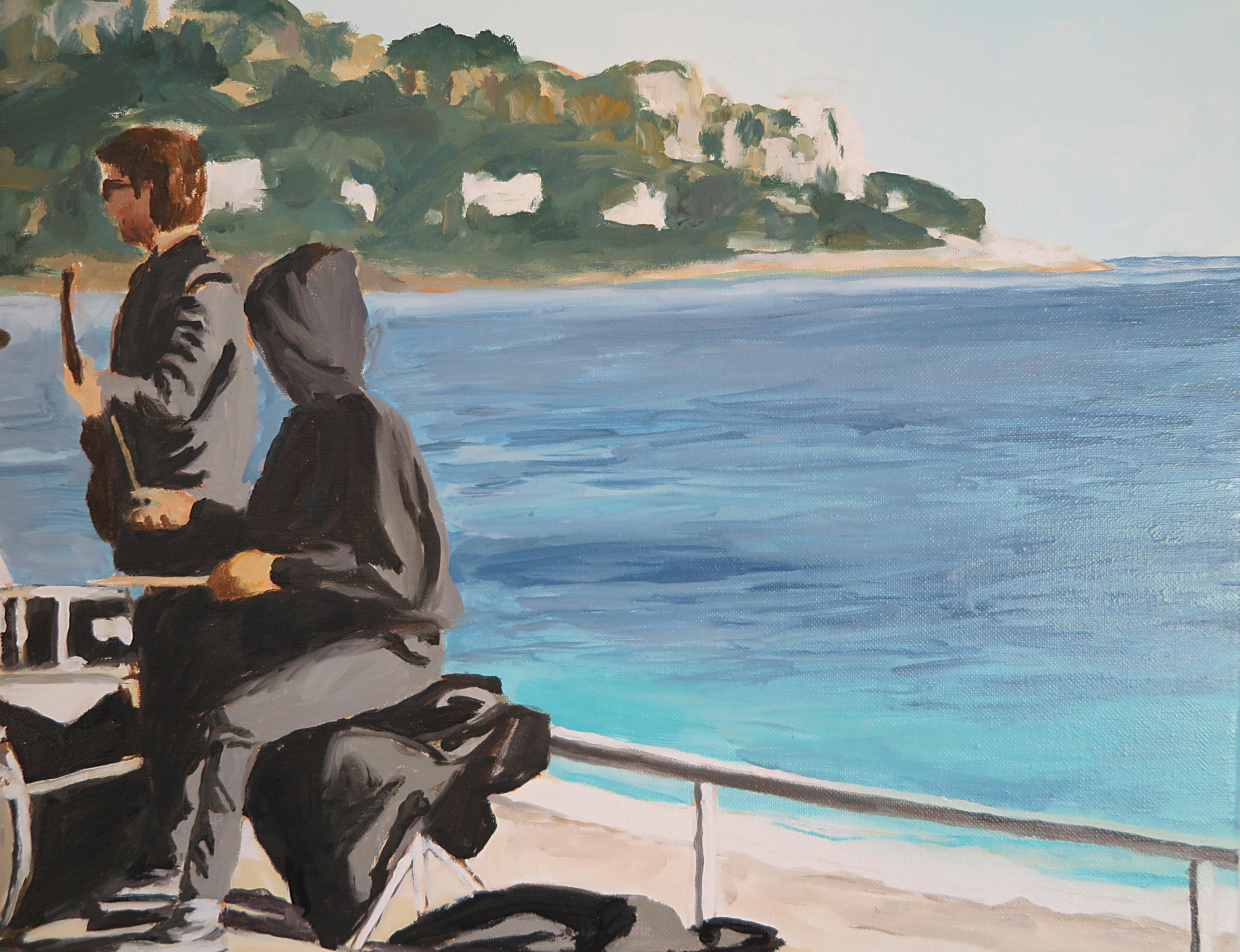 French Contemporary Art by Karine Bartoli - Promenade des Anglais For Sale 2