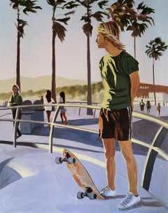 French Contemporary Art by Karine Bartoli - Skater Venice Beach 