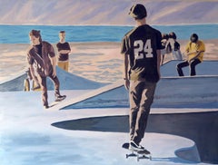 Französische zeitgenössische Kunst von Karine Bartoli – Skaters 24