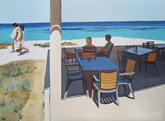 Art contemporain français de Karine Bartoli - Terrasse Las Salinas, Formentera