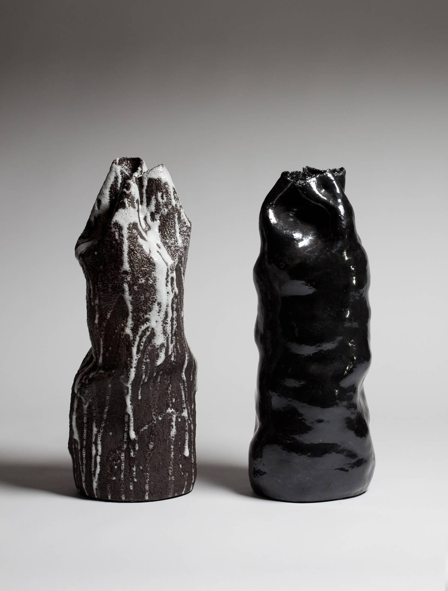 Karine Benvenuti Abstract Sculpture - Pair of sculptures