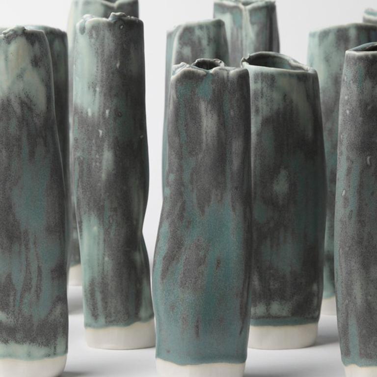 Untitled Group of 20 Columns  - Abstract Sculpture by Karine Benvenuti