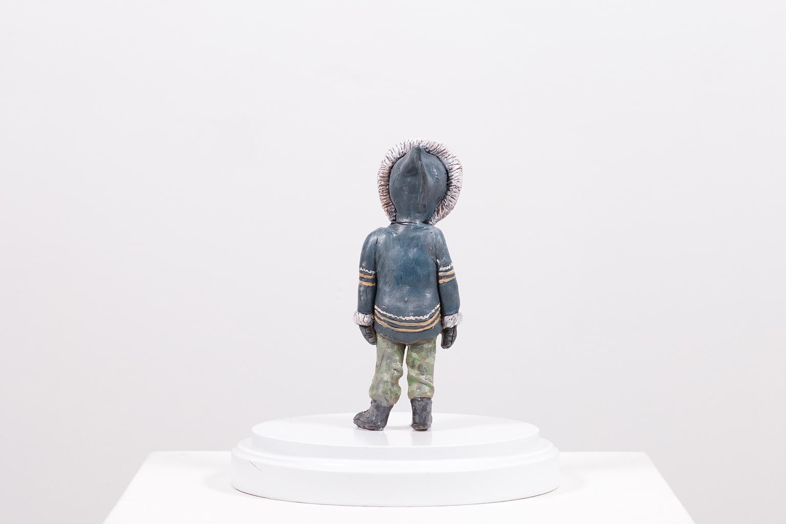 Daisy - Figurative Sculpture Gris de Karine Giboulo