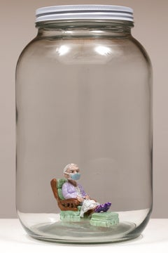 Ma Maison; Conserve 6, Contemporary Figurative Sculpture in Acrylic