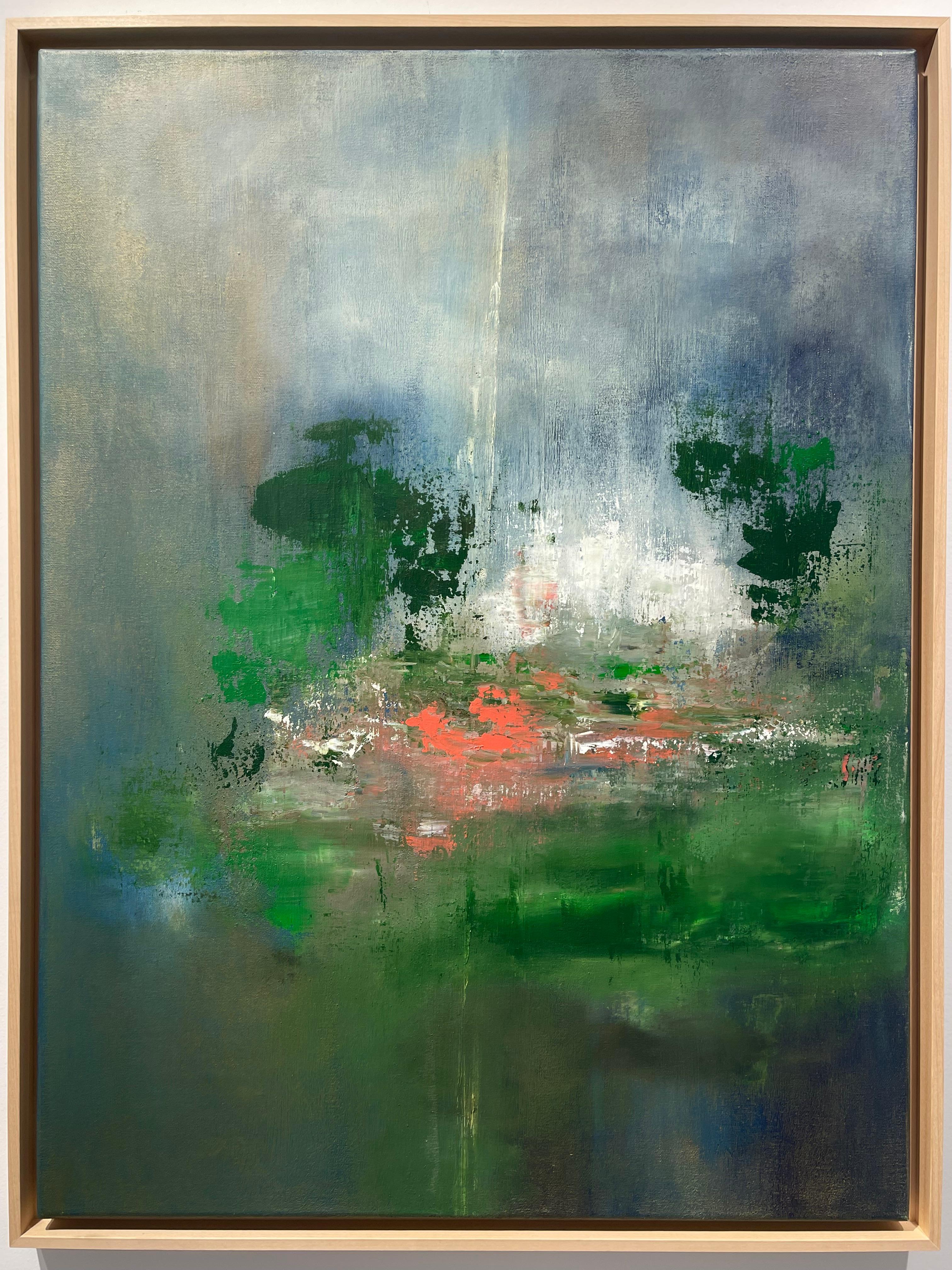 FORET II - Painting by Karine Lahannier