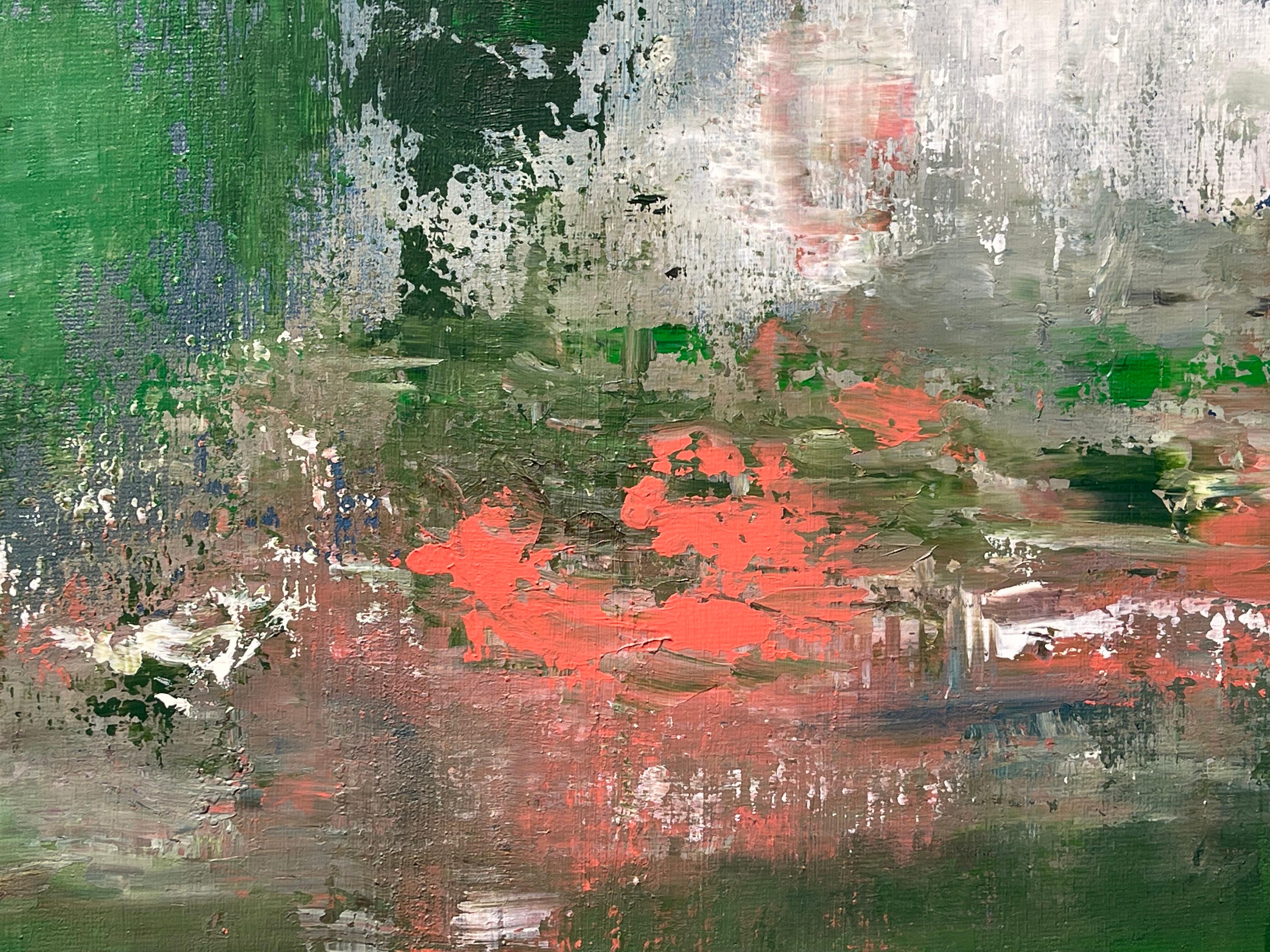 FORET II - Contemporary Painting by Karine Lahannier