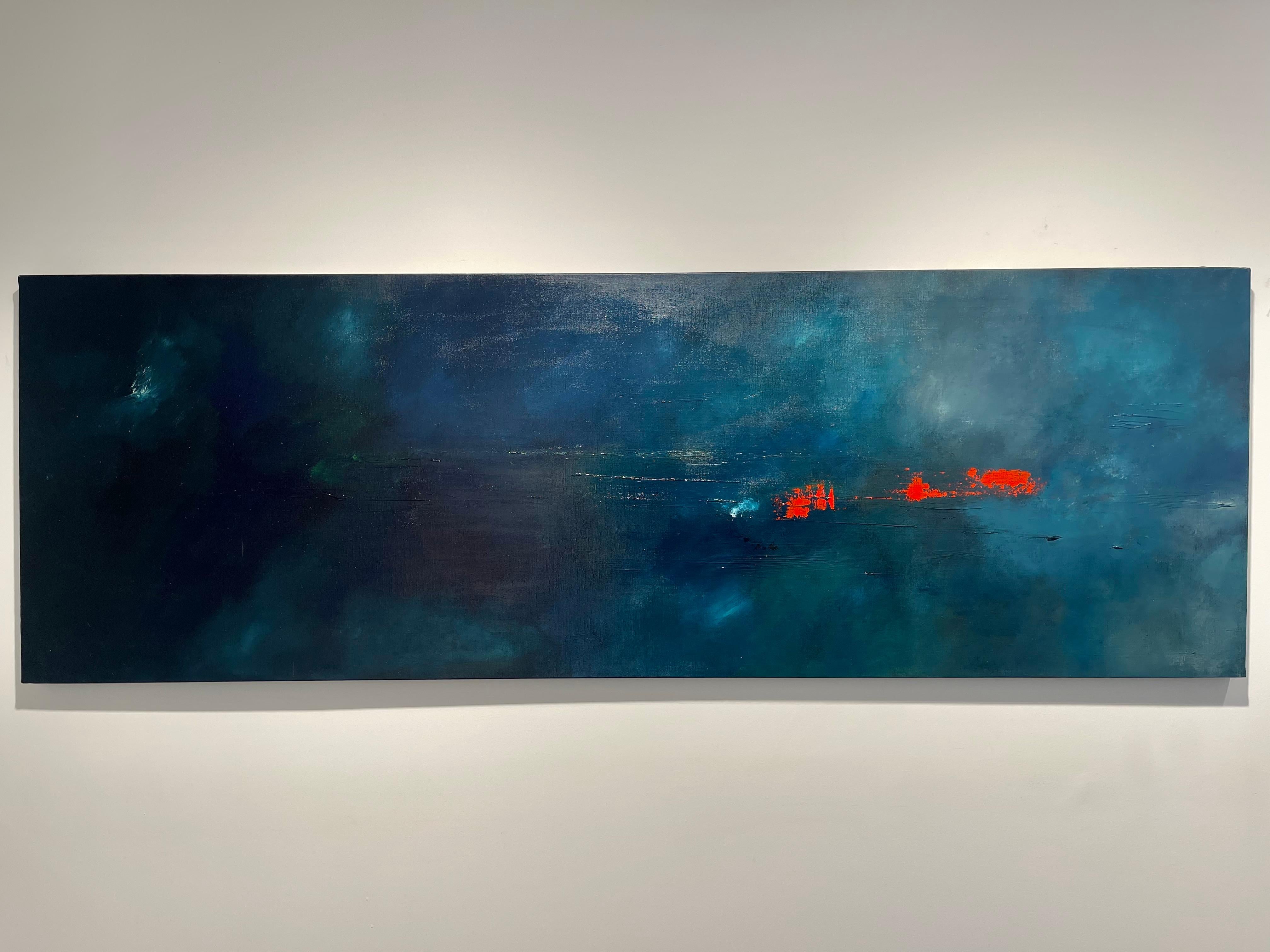 MEDITATION IM WASSER – Painting von Karine Lahannier