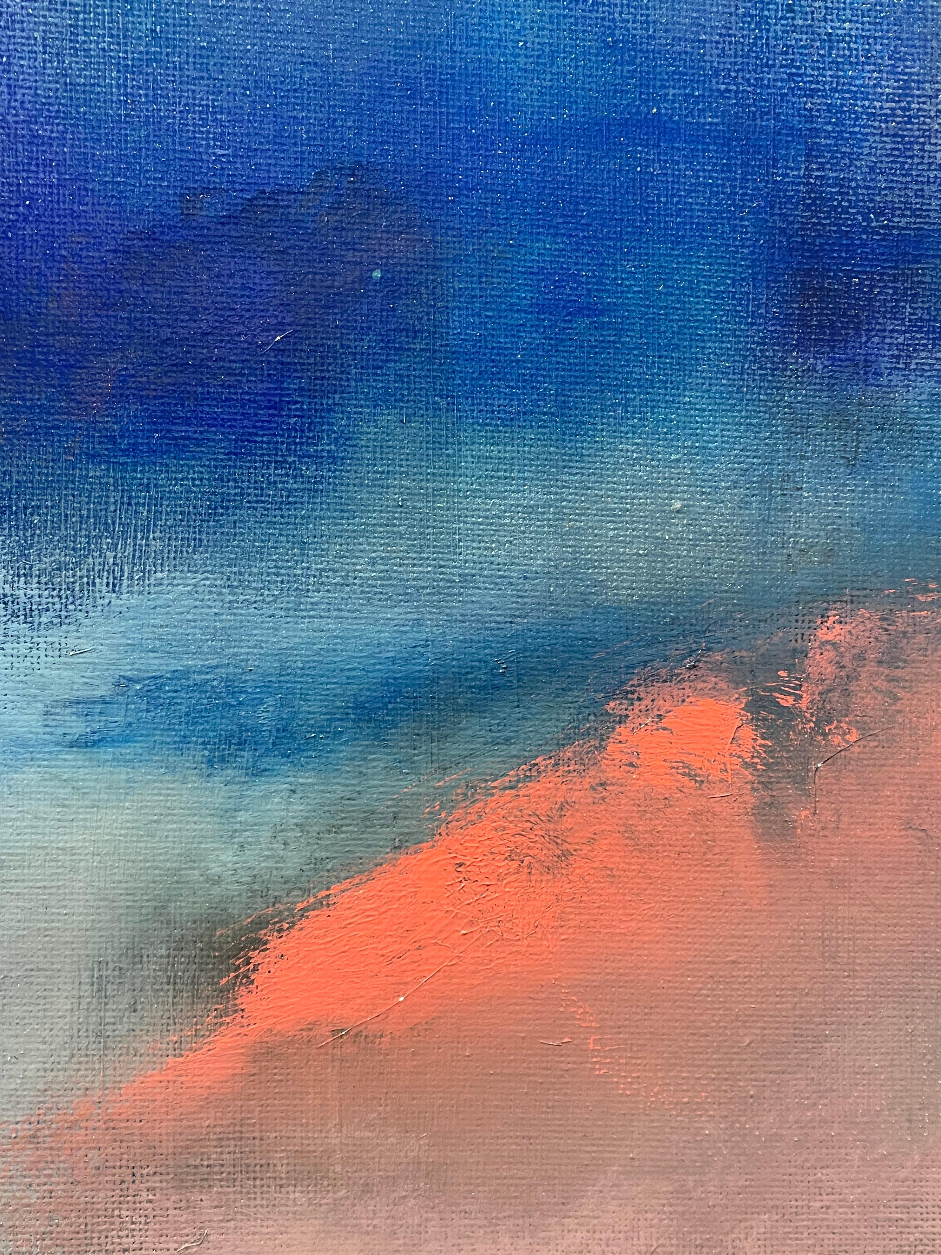 SWEET VISION - Gray Abstract Painting by Karine Lahannier