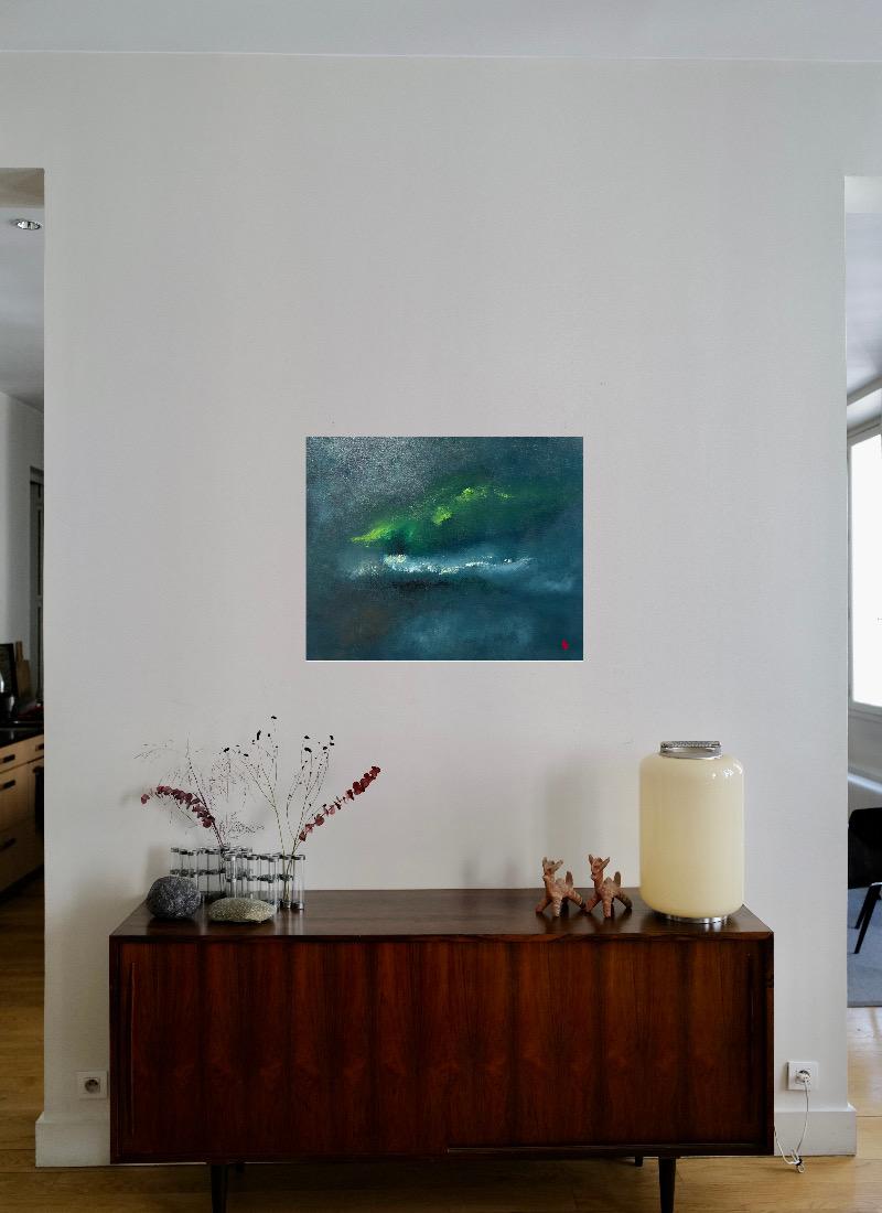 PAYSAGE - Painting by Karine Lahannier