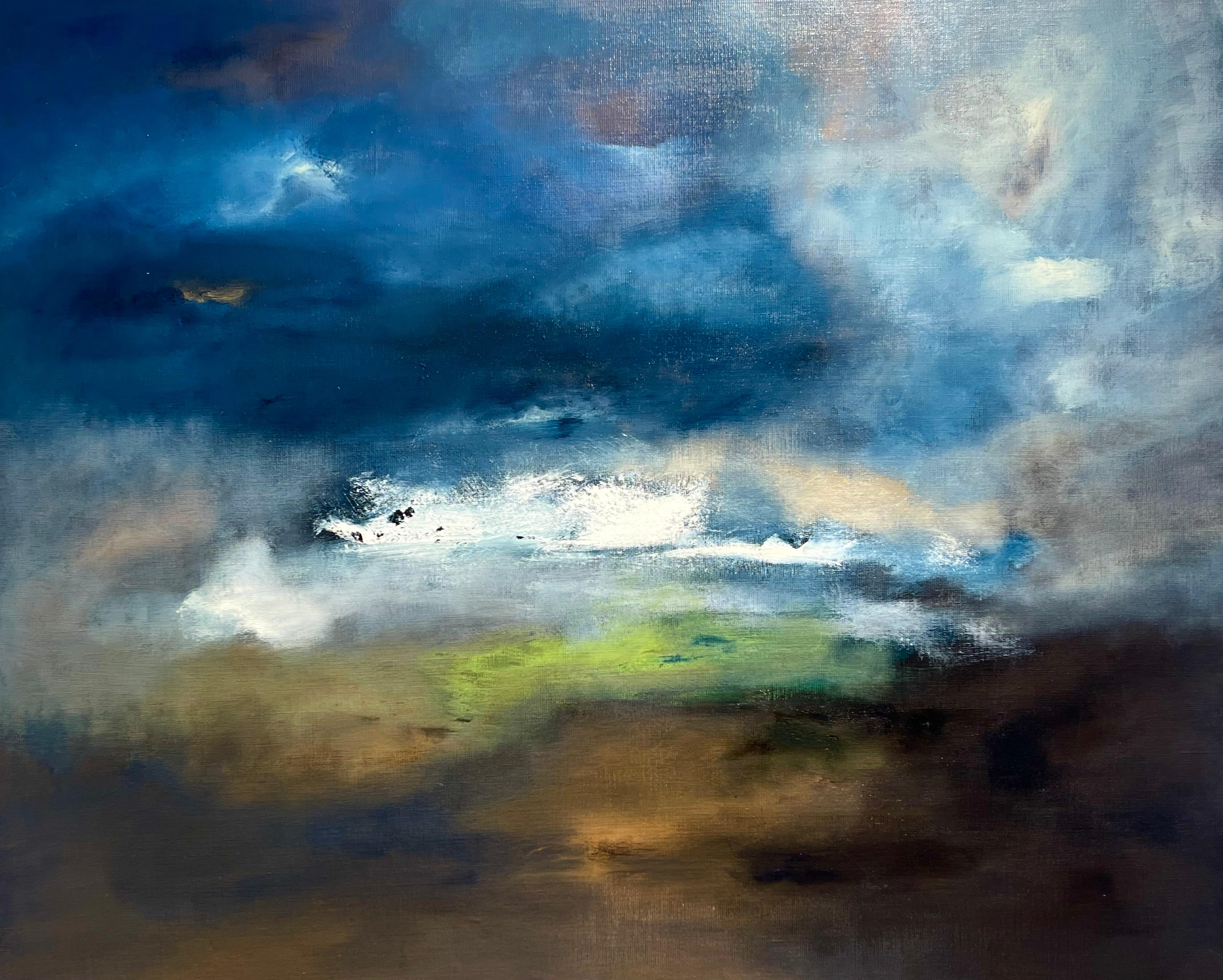 Karine Lahannier Abstract Painting – TERRE