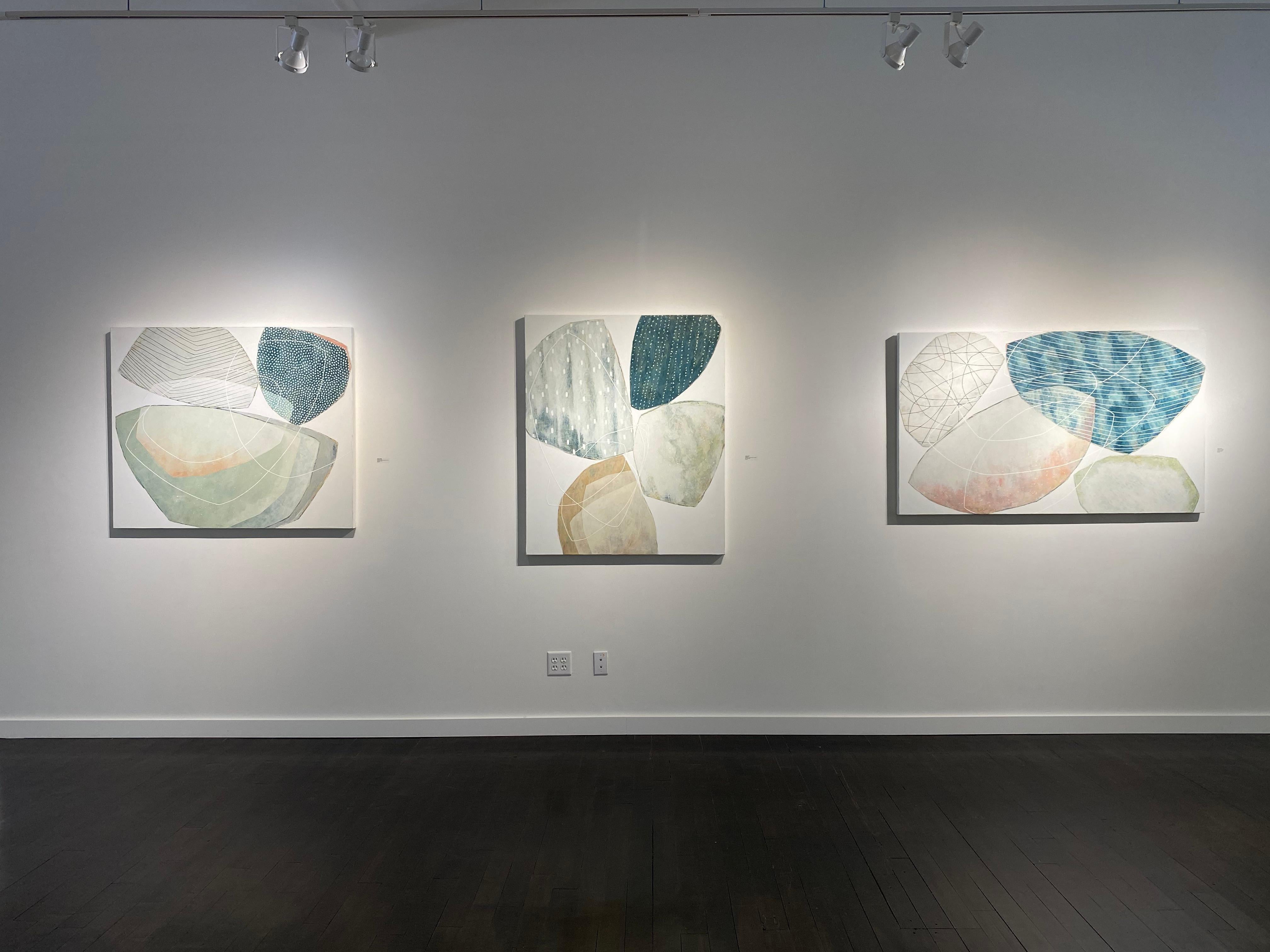 Karine Léger - Seafaring Song - mixed media on canvas 1