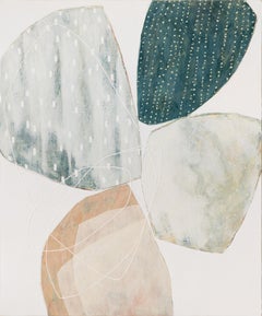 Karine Léger - "Waterfall" - mixed media on canvas