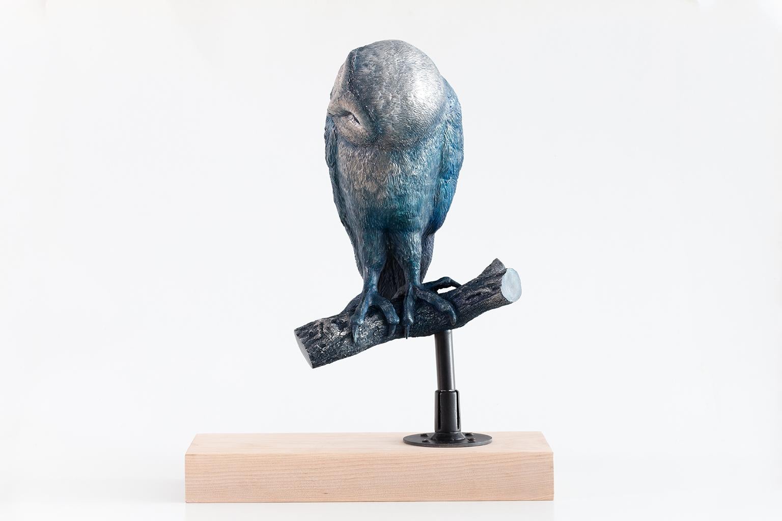 Sans titre (hibou) - Sculpture de Karine Payette