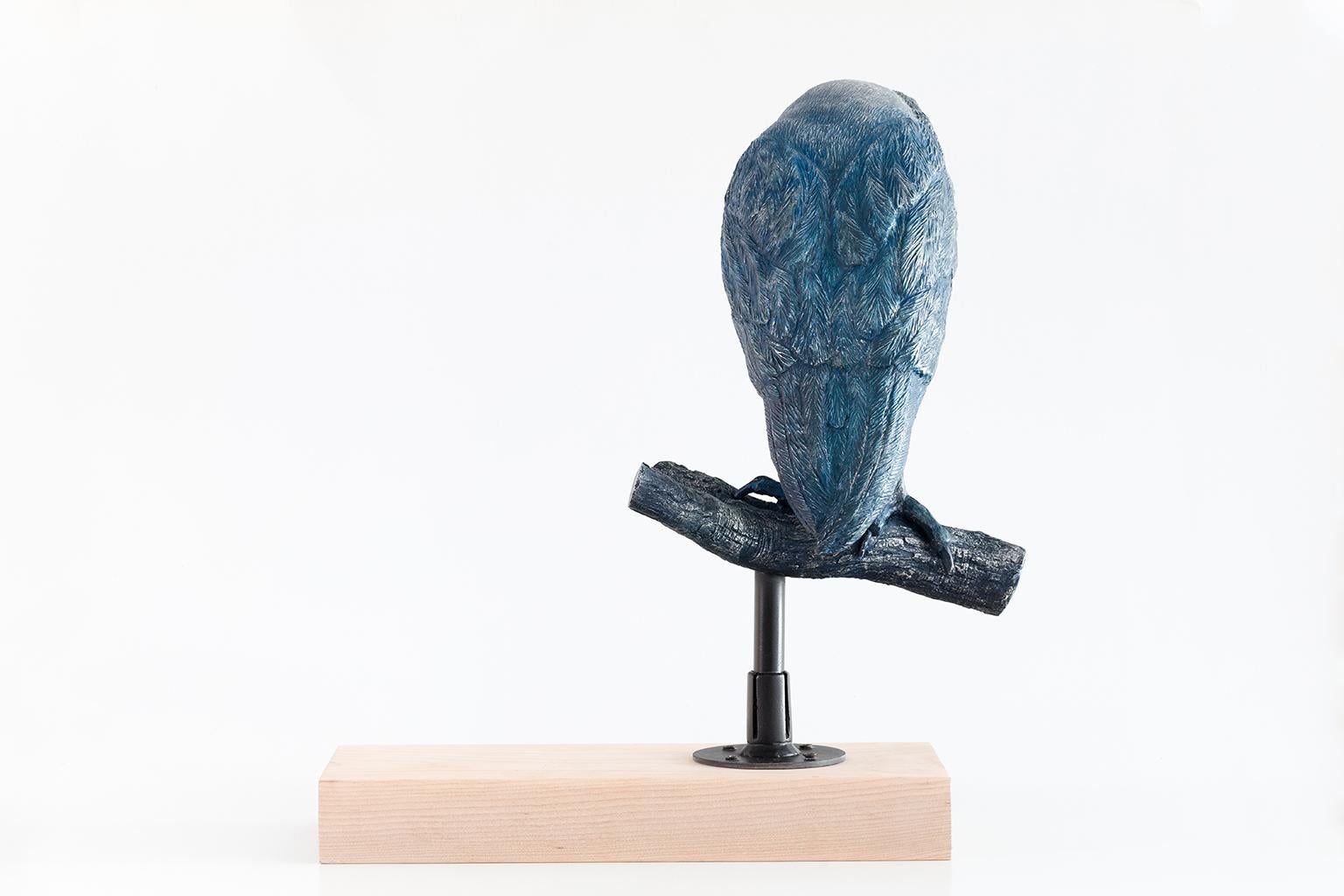 Sans titre (hibou) - Contemporain Sculpture par Karine Payette